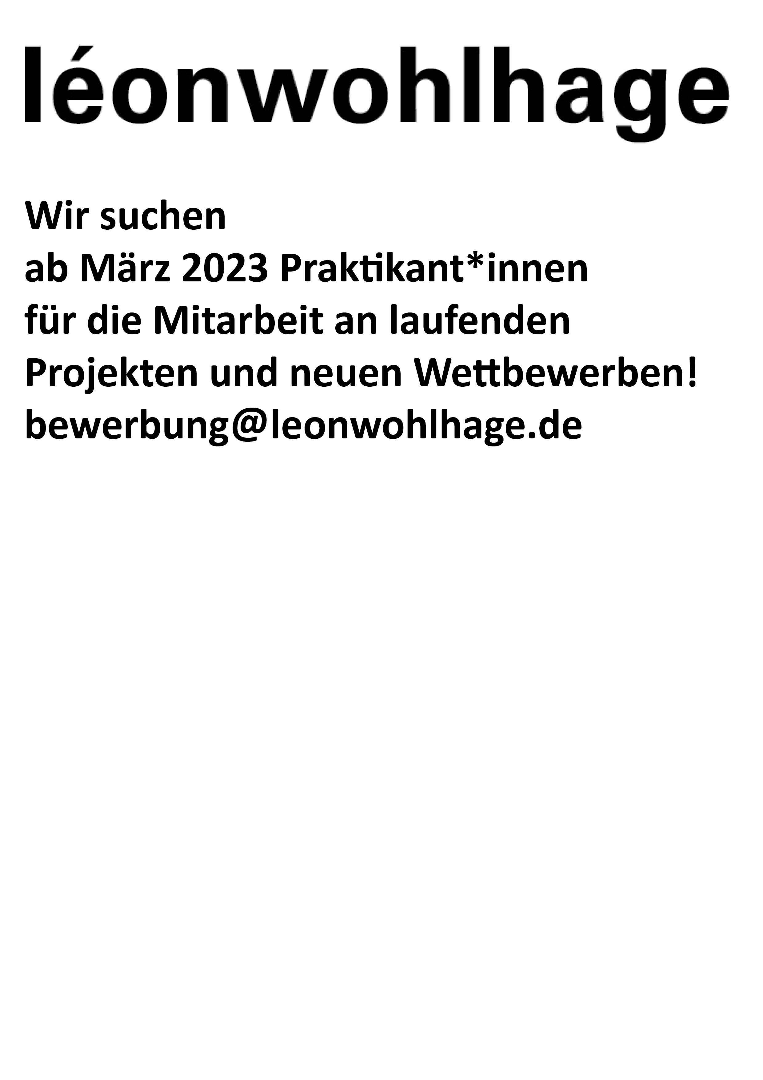 Praktium/Job Inserat