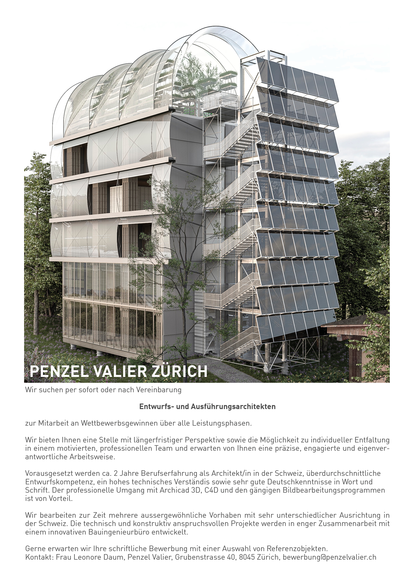 Praktium/Job Inserat