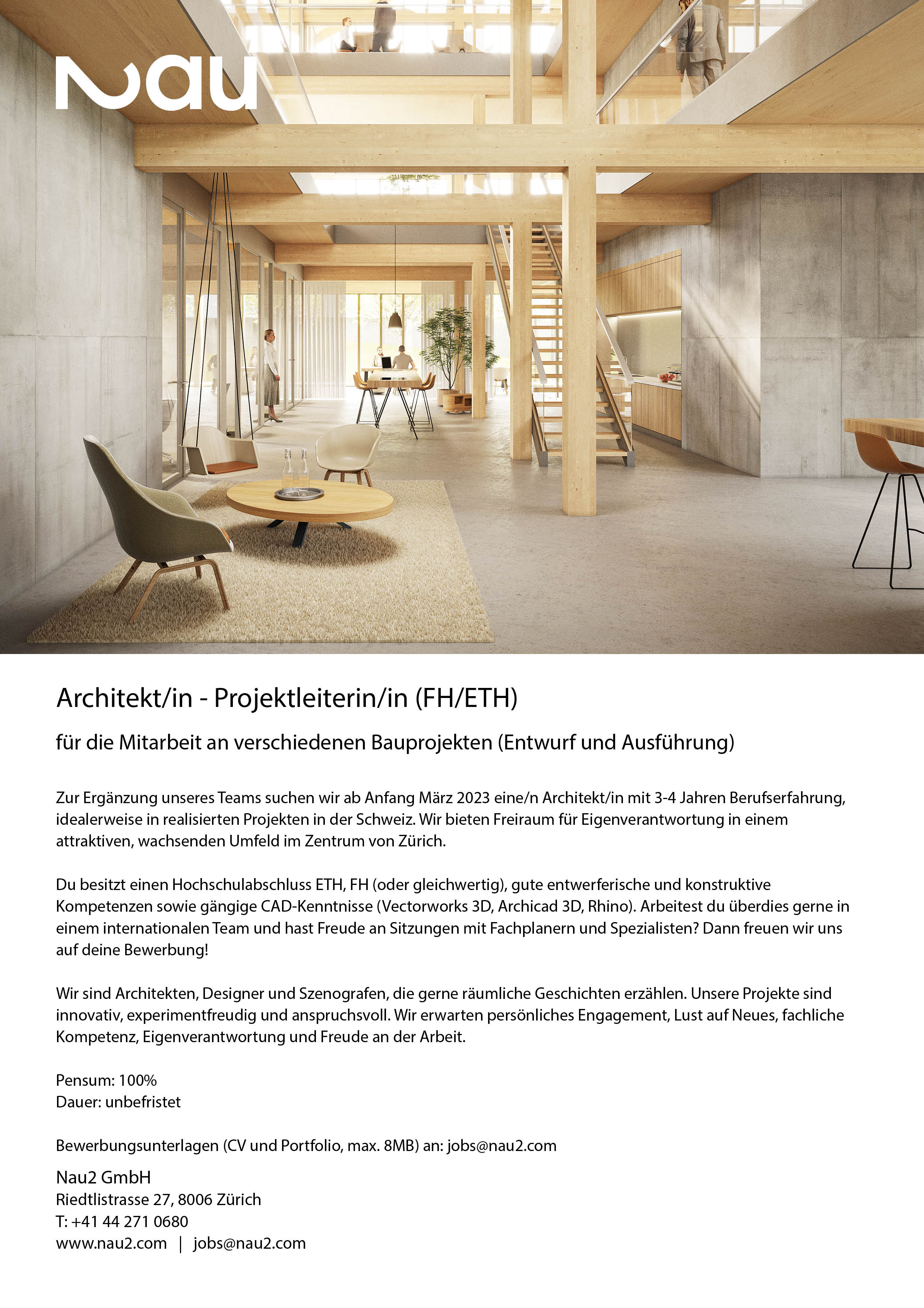 Praktium/Job Inserat