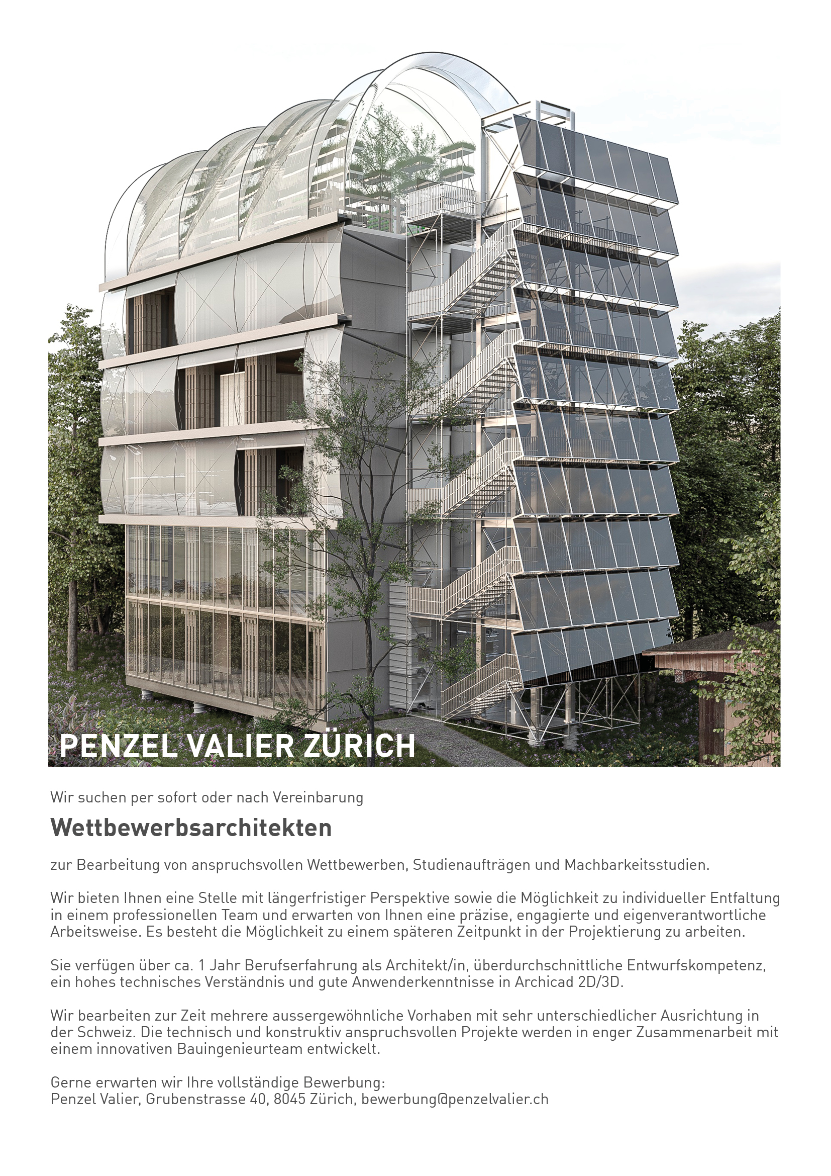 Praktium/Job Inserat