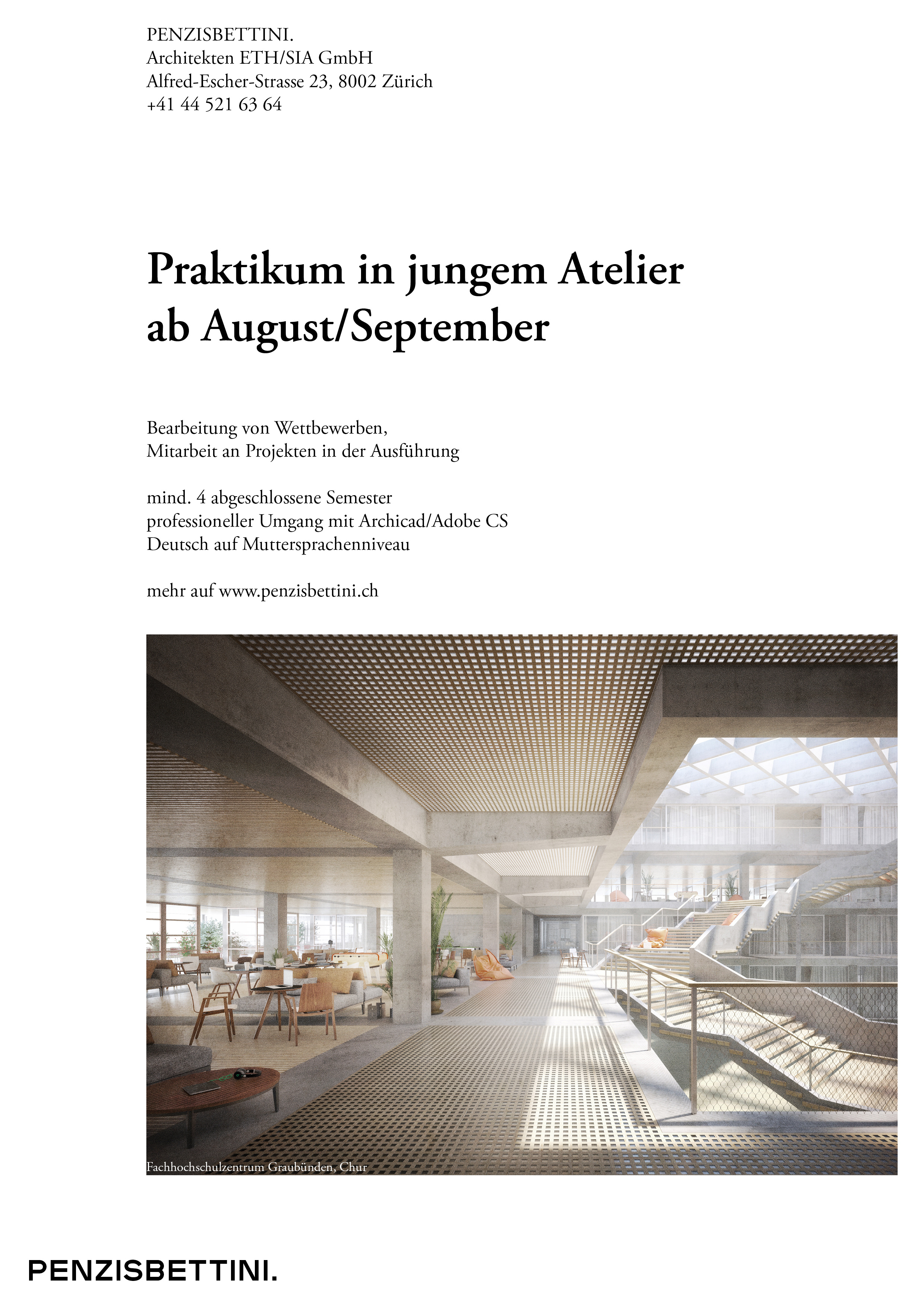 Praktium/Job Inserat