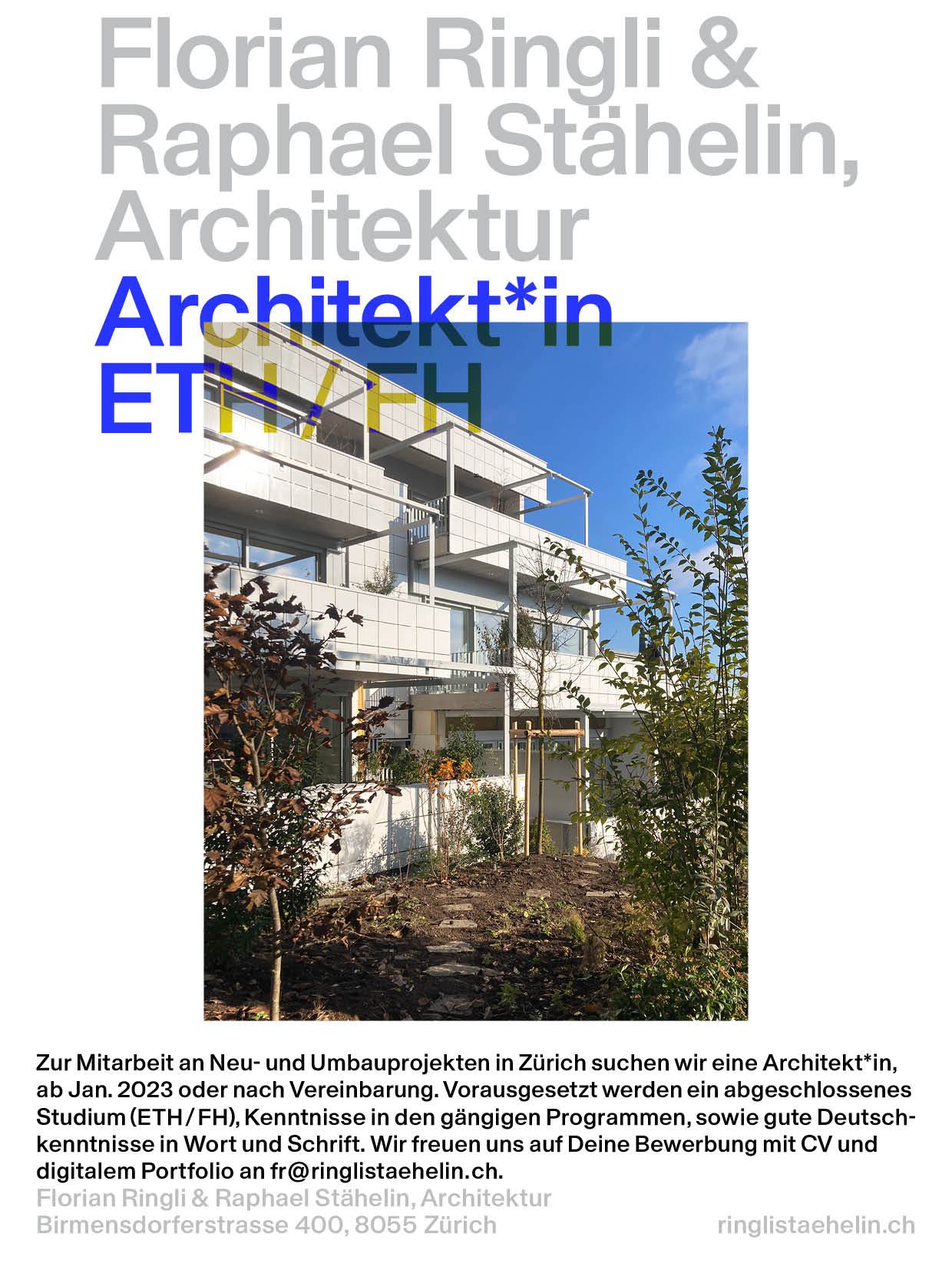 Praktium/Job Inserat