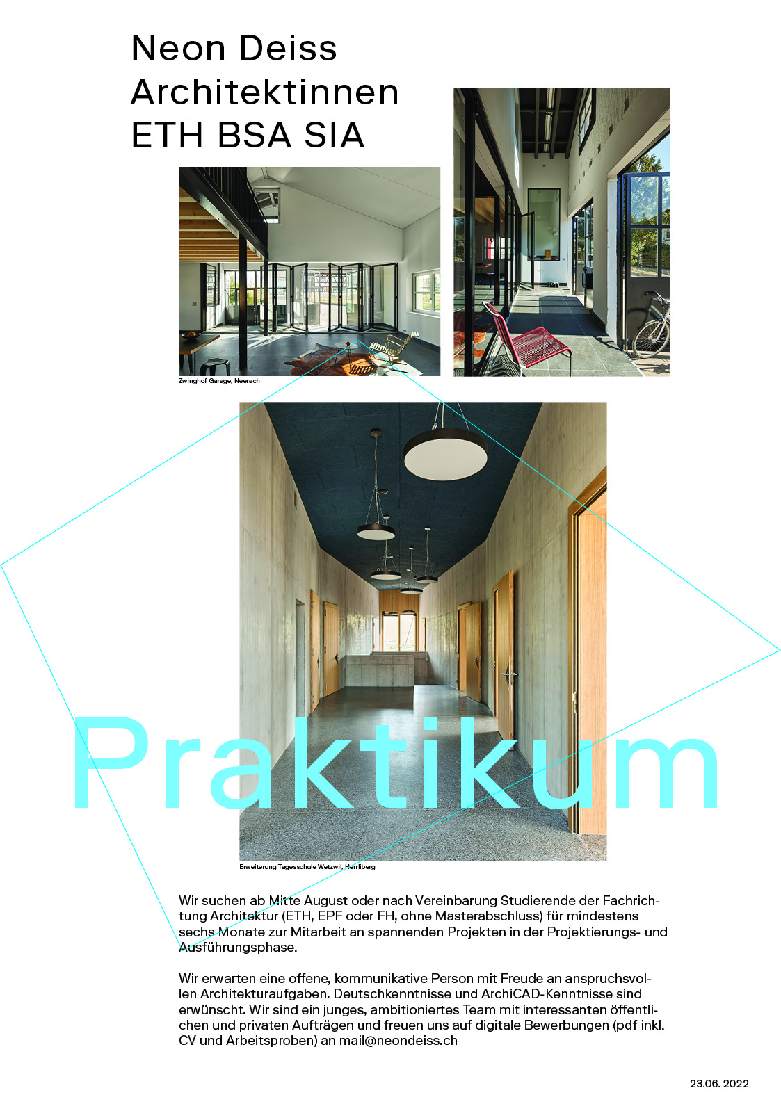 Praktium/Job Inserat