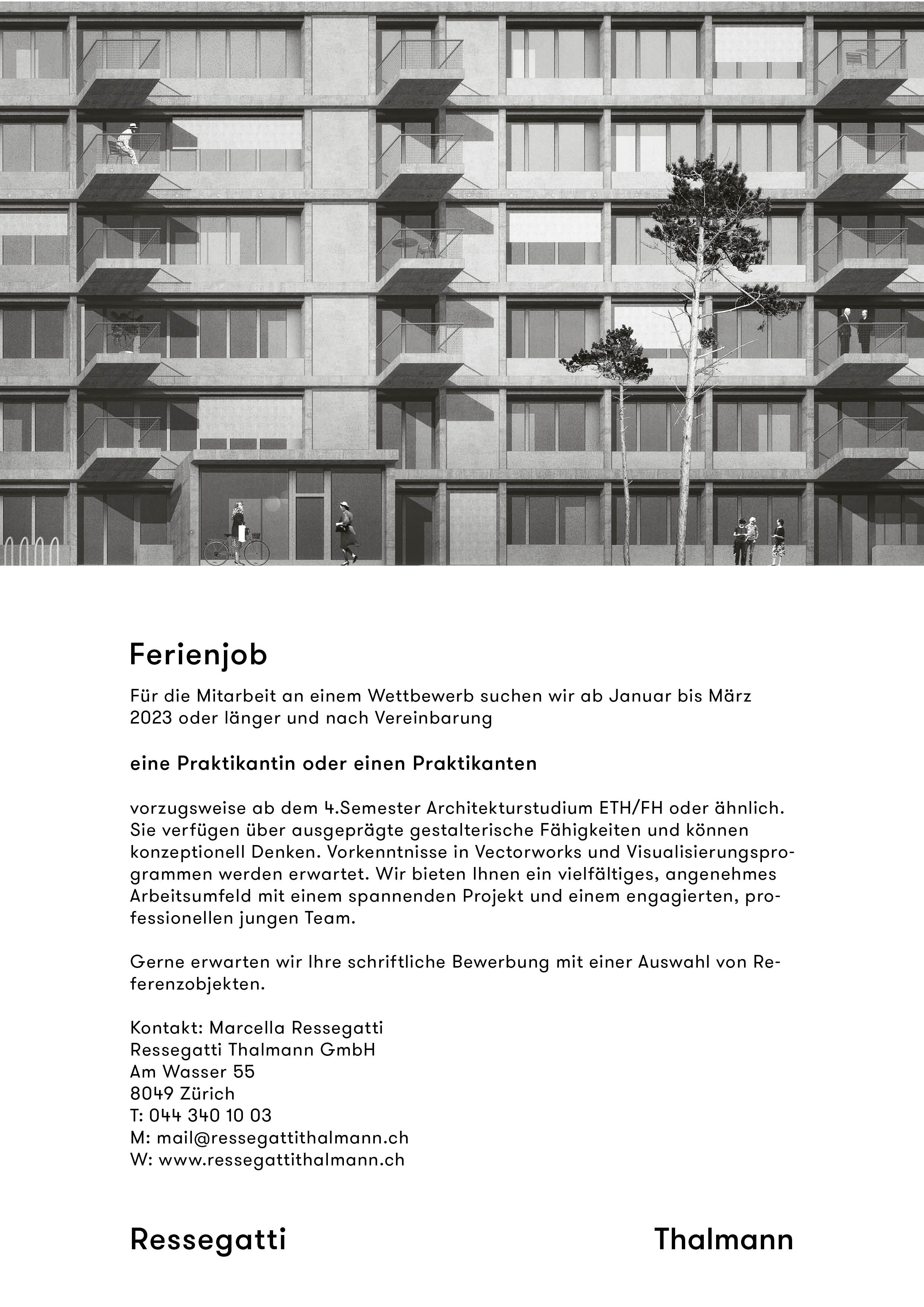 Praktium/Job Inserat