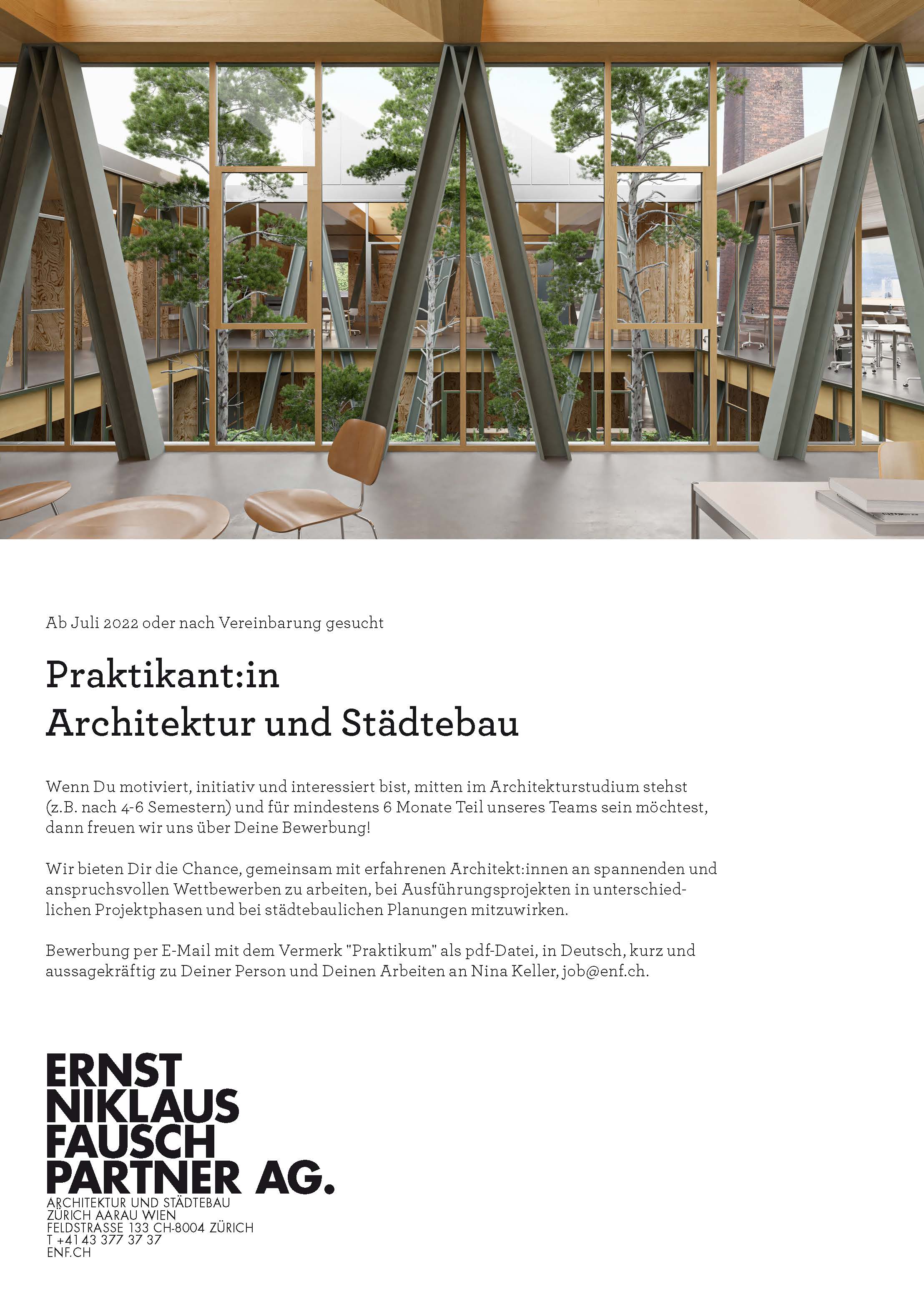 Praktium/Job Inserat