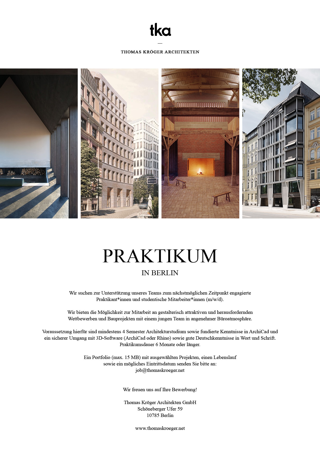 Praktium/Job Inserat