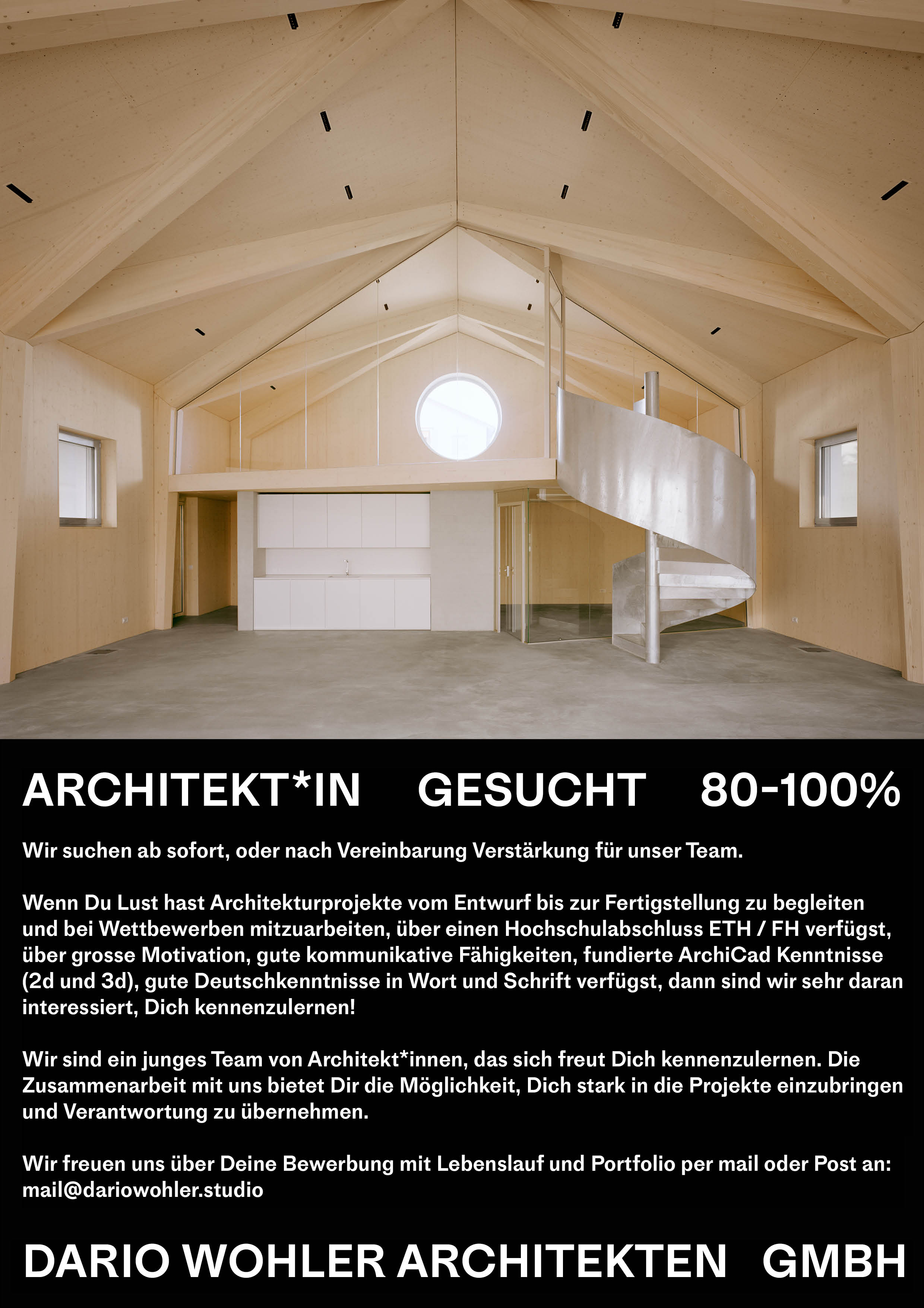 Praktium/Job Inserat