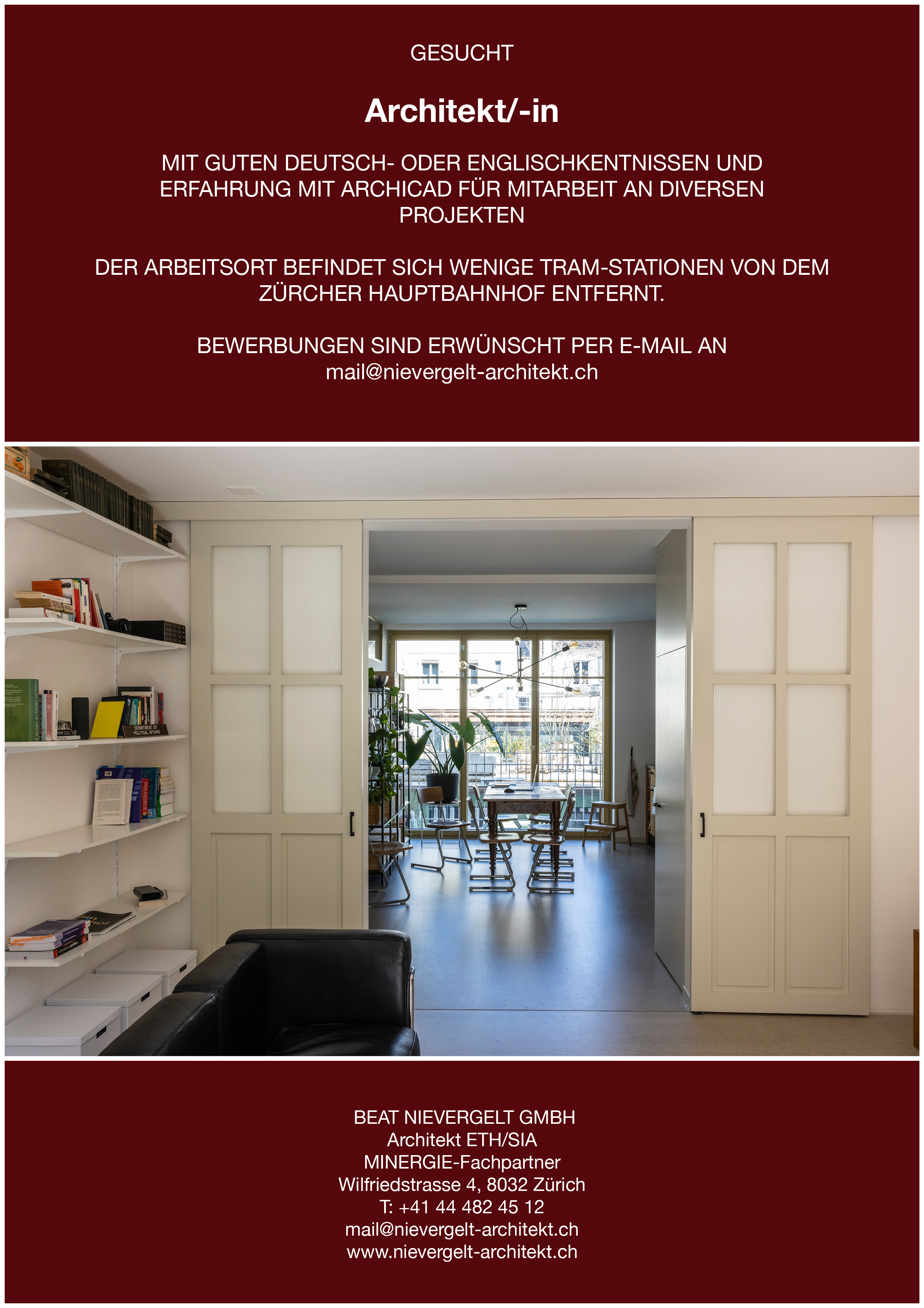 Praktium/Job Inserat
