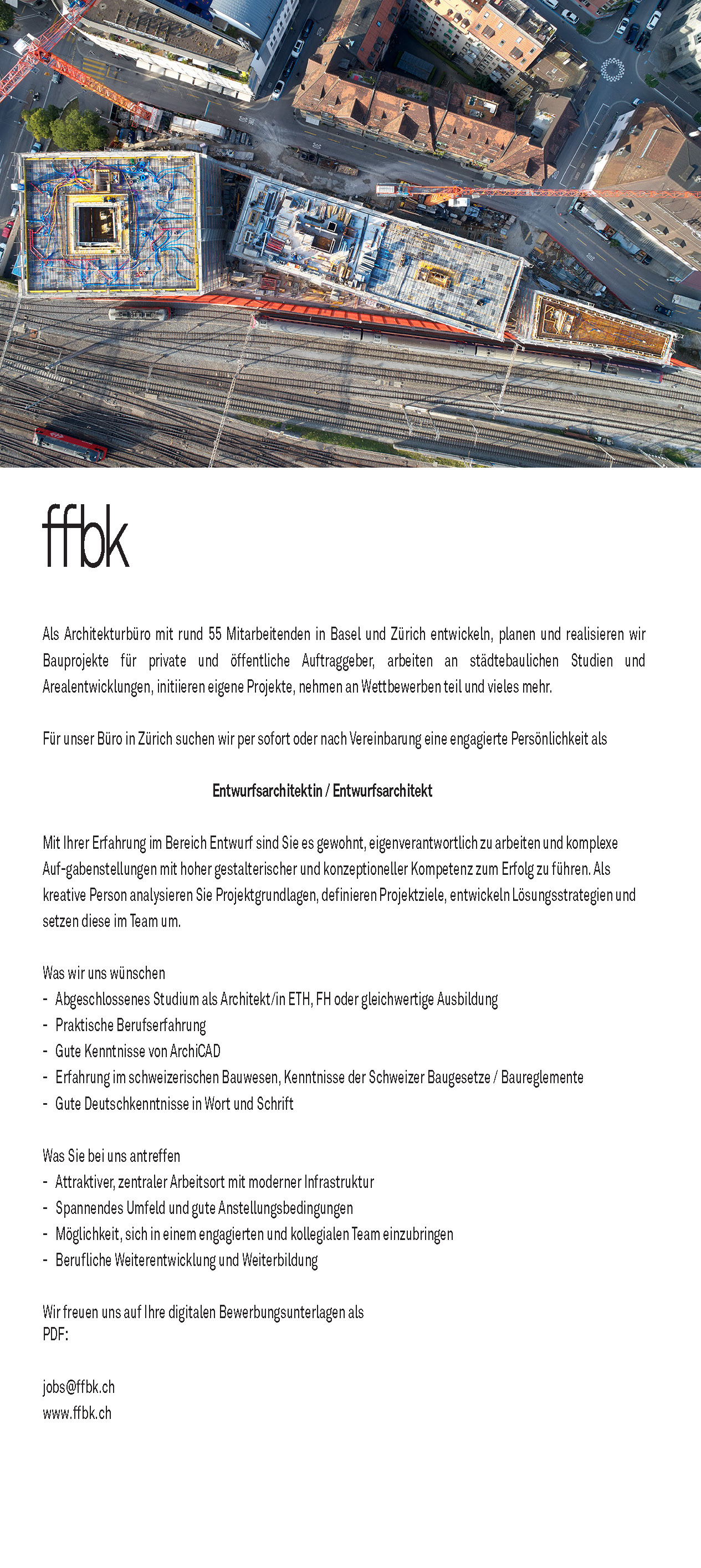 Praktium/Job Inserat