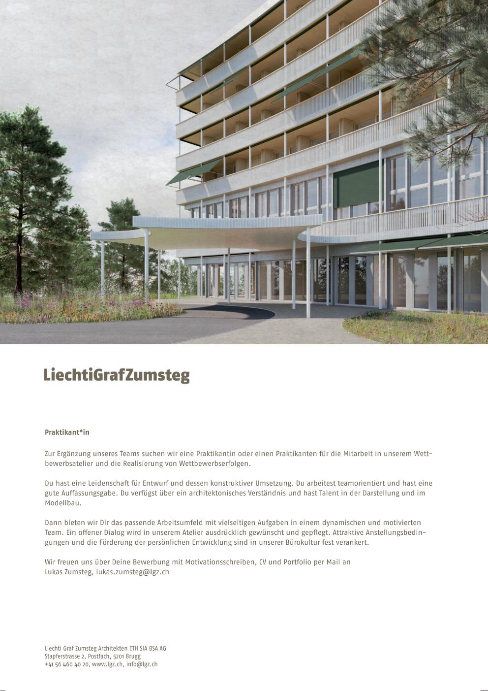Praktium/Job Inserat