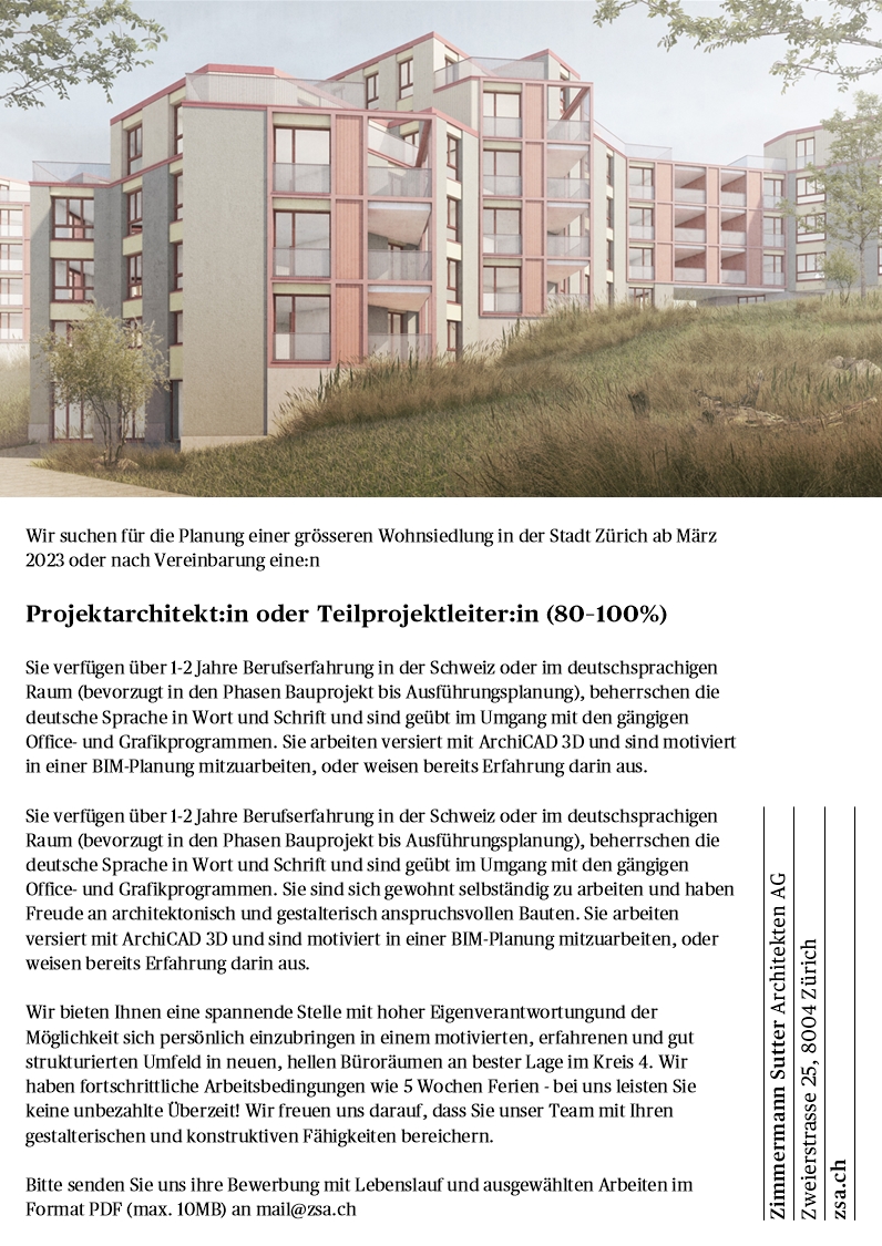 Praktium/Job Inserat