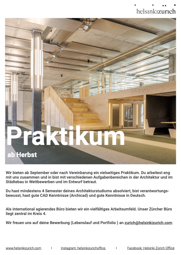 Praktium/Job Inserat