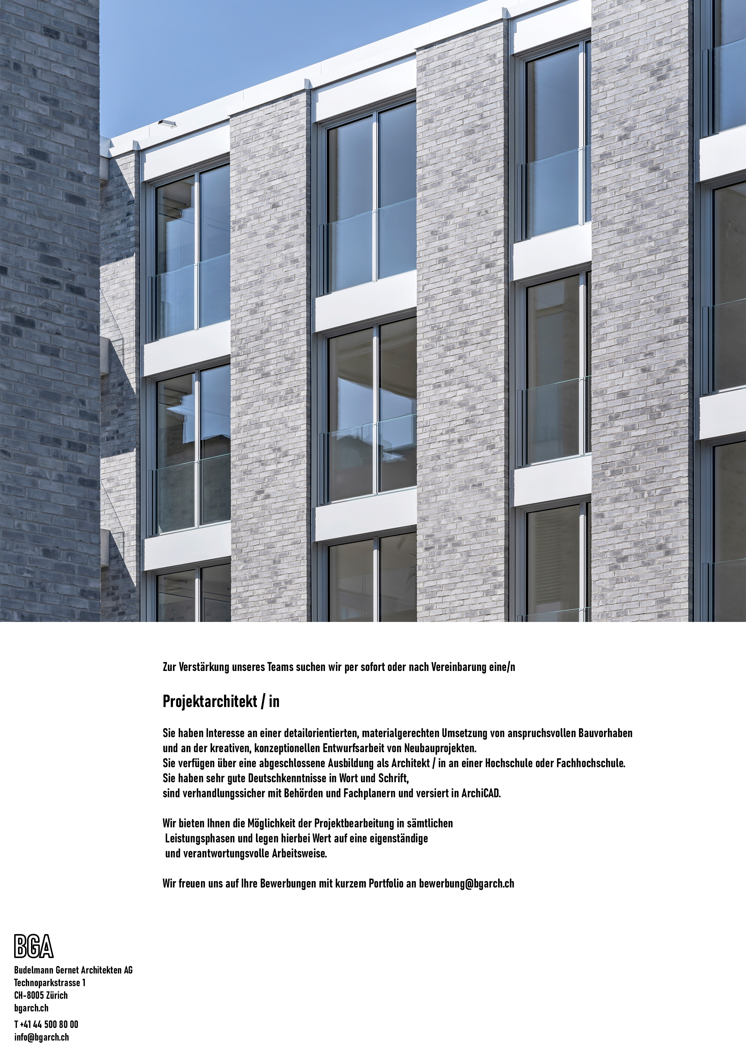 Praktium/Job Inserat