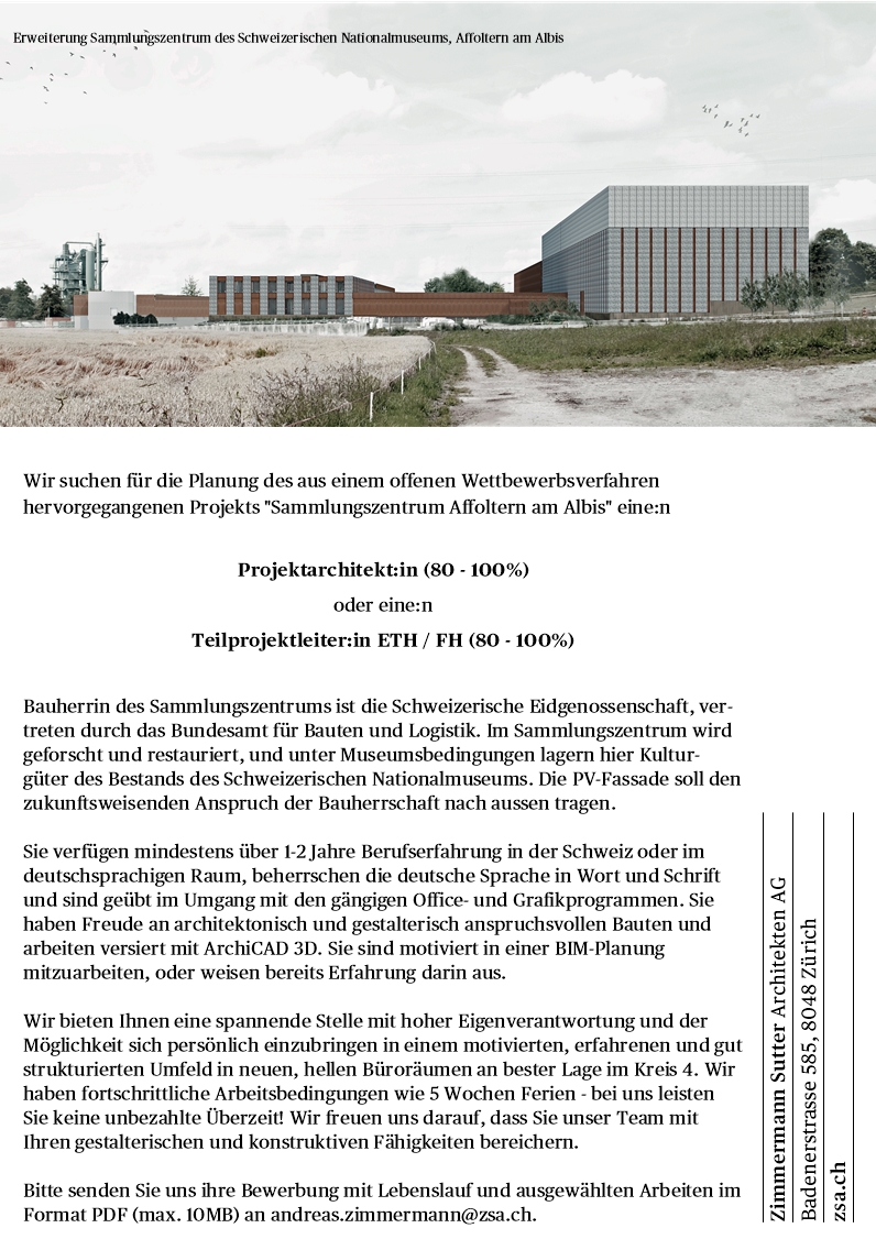 Praktium/Job Inserat