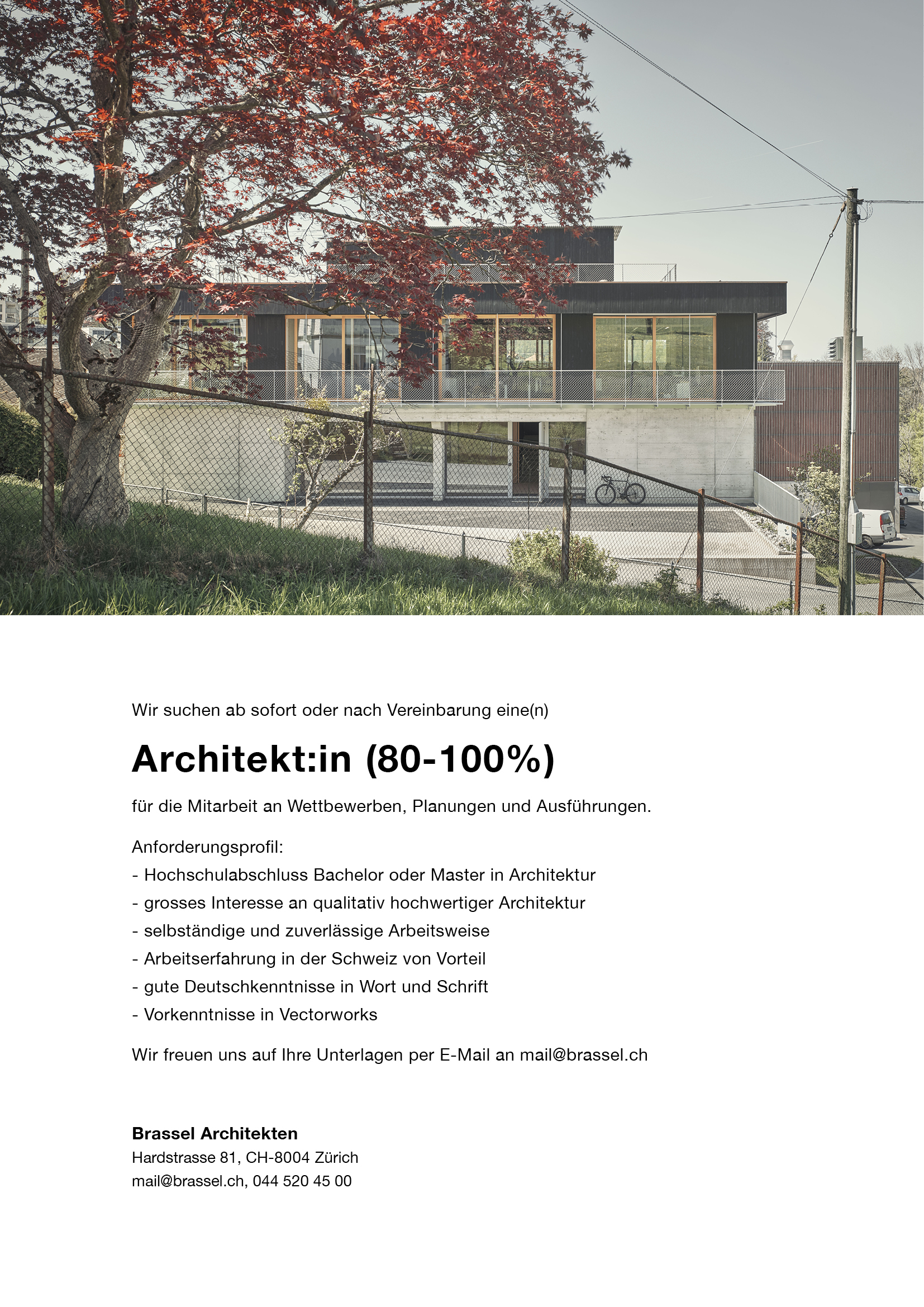 Praktium/Job Inserat