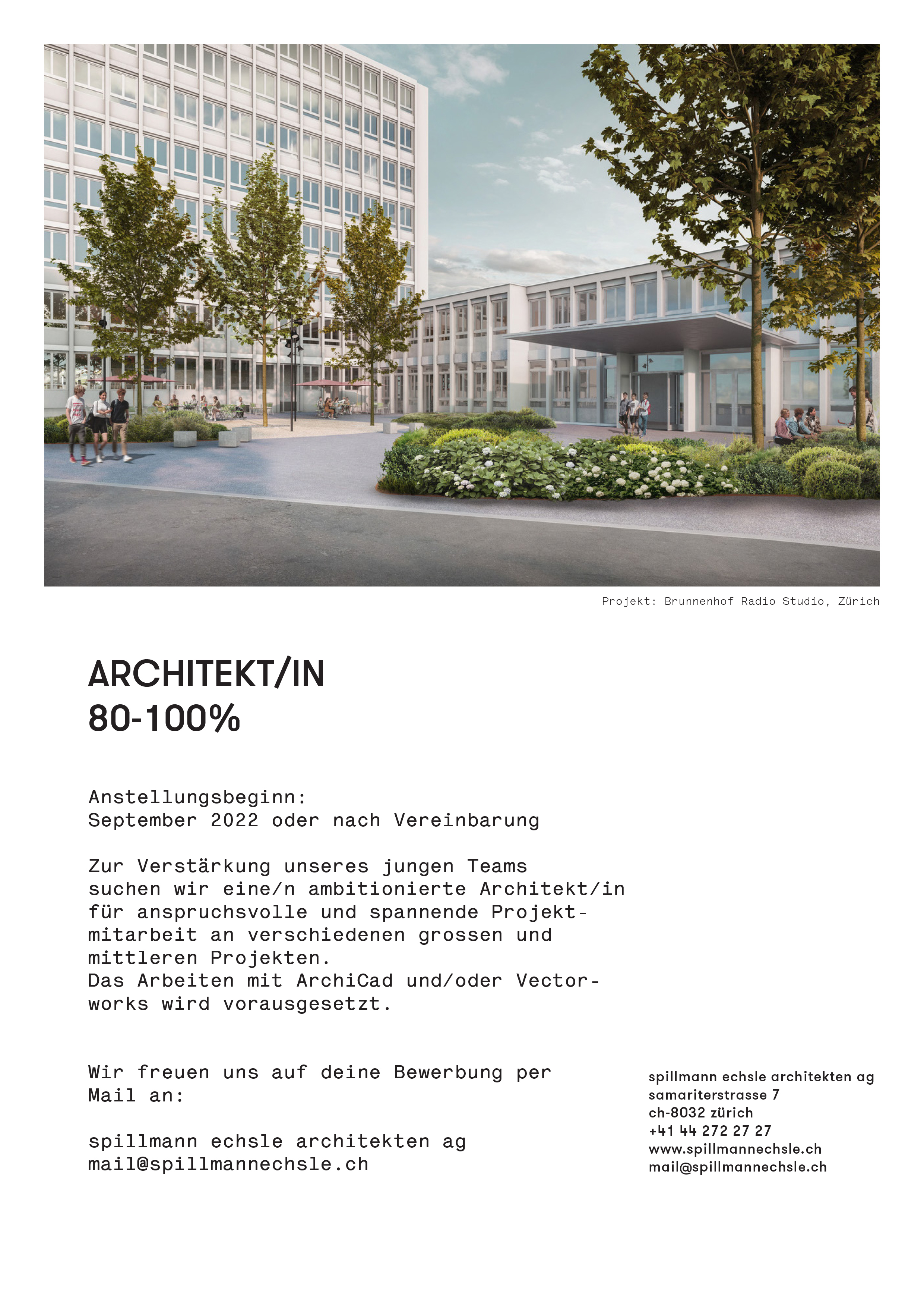 Praktium/Job Inserat