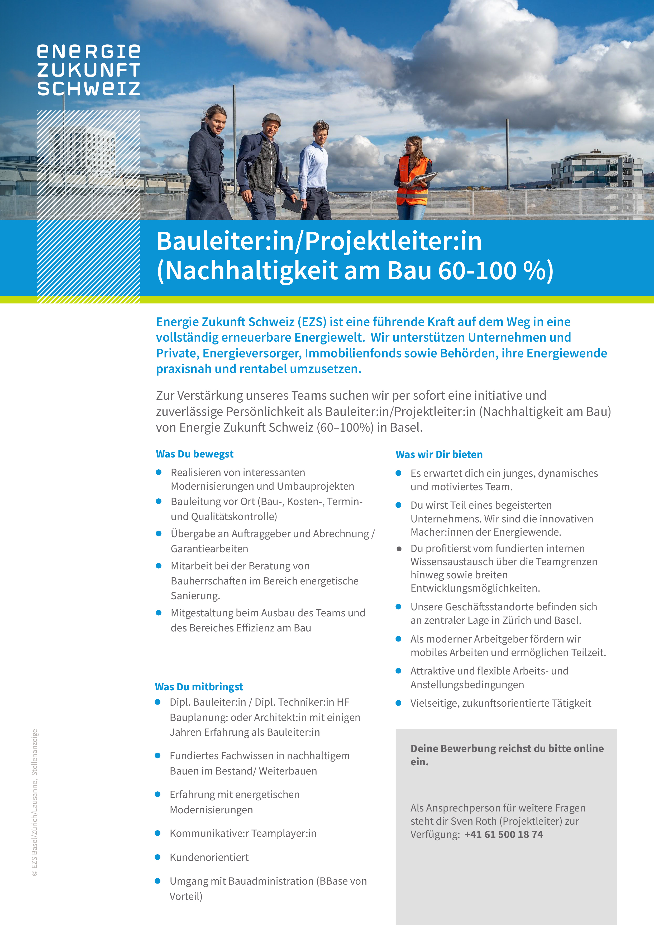 Praktium/Job Inserat