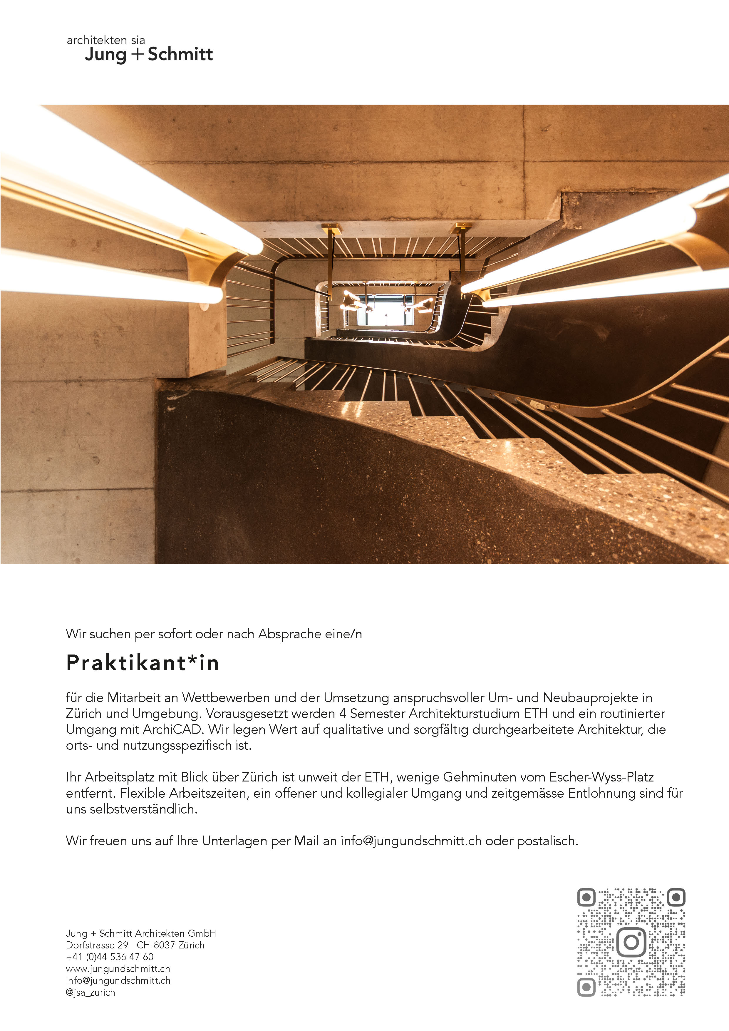 Praktium/Job Inserat