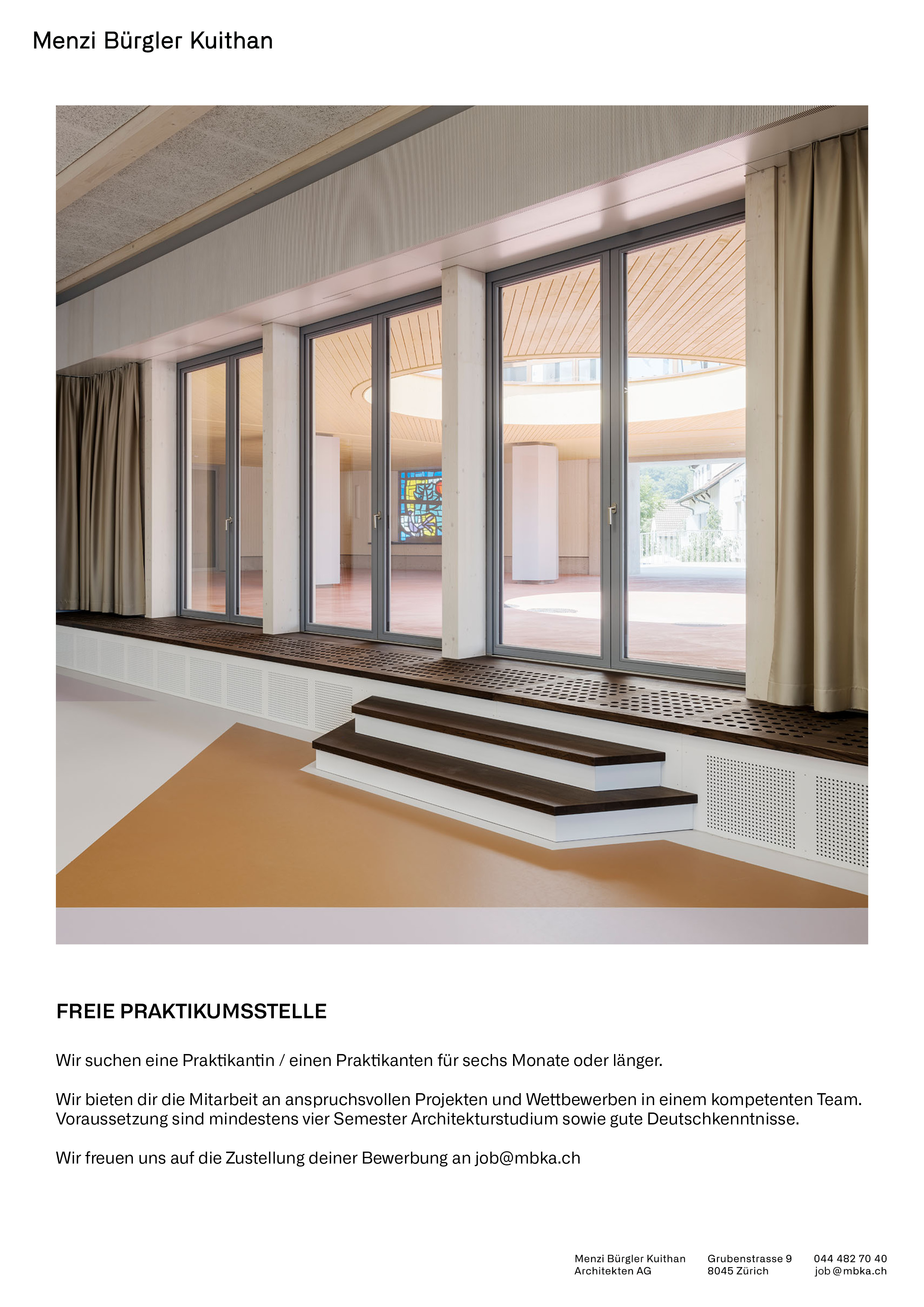 Praktium/Job Inserat