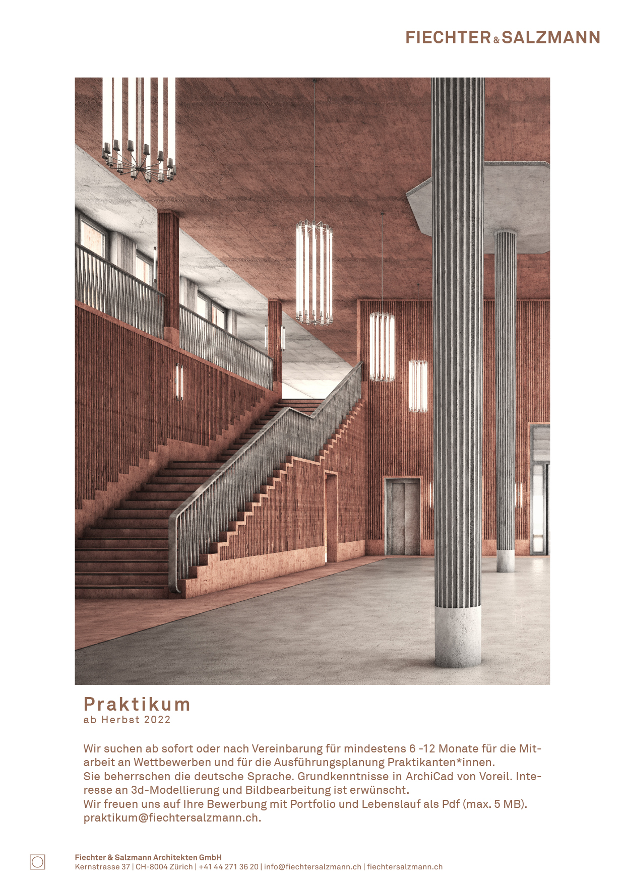 Praktium/Job Inserat