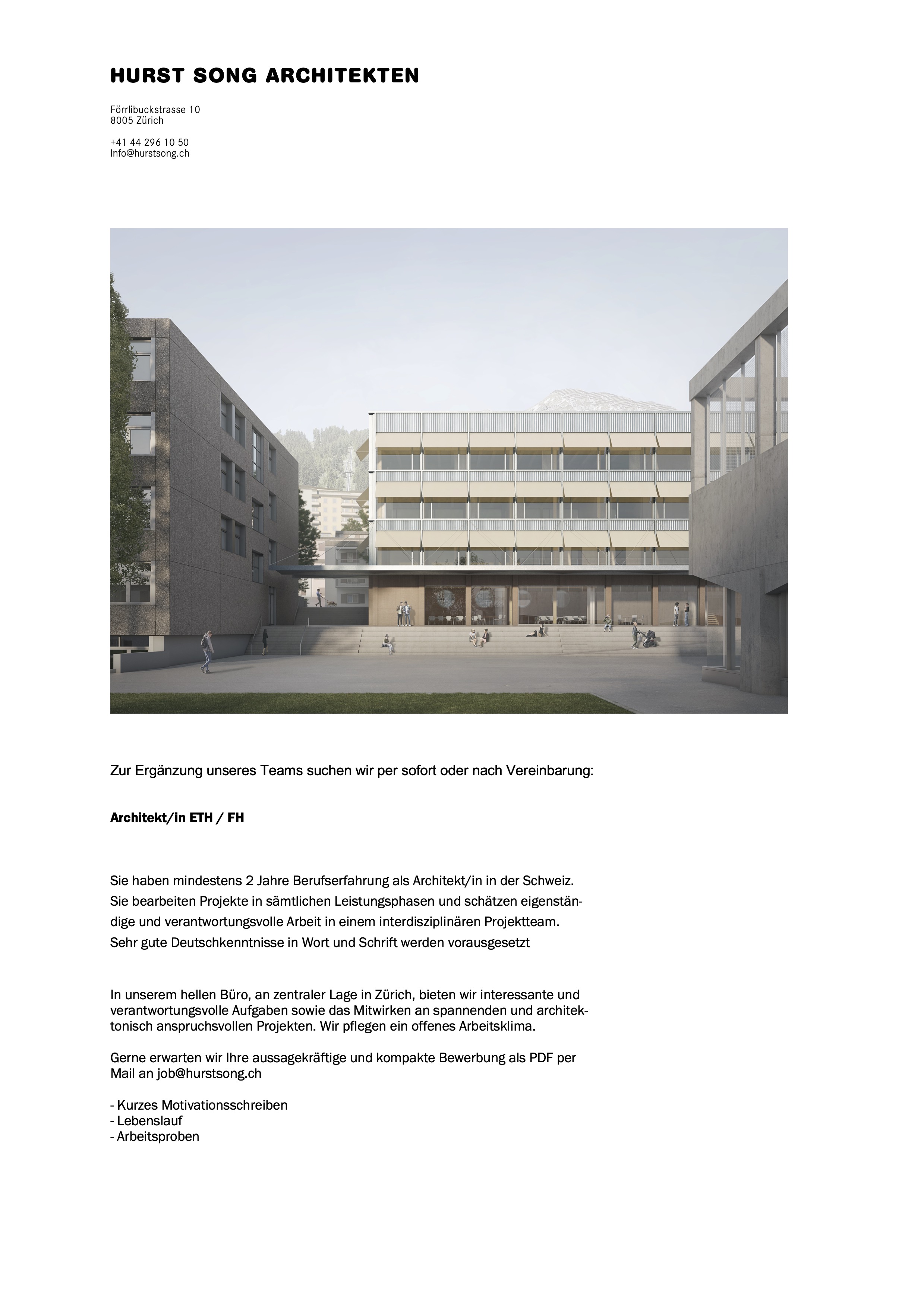 Praktium/Job Inserat