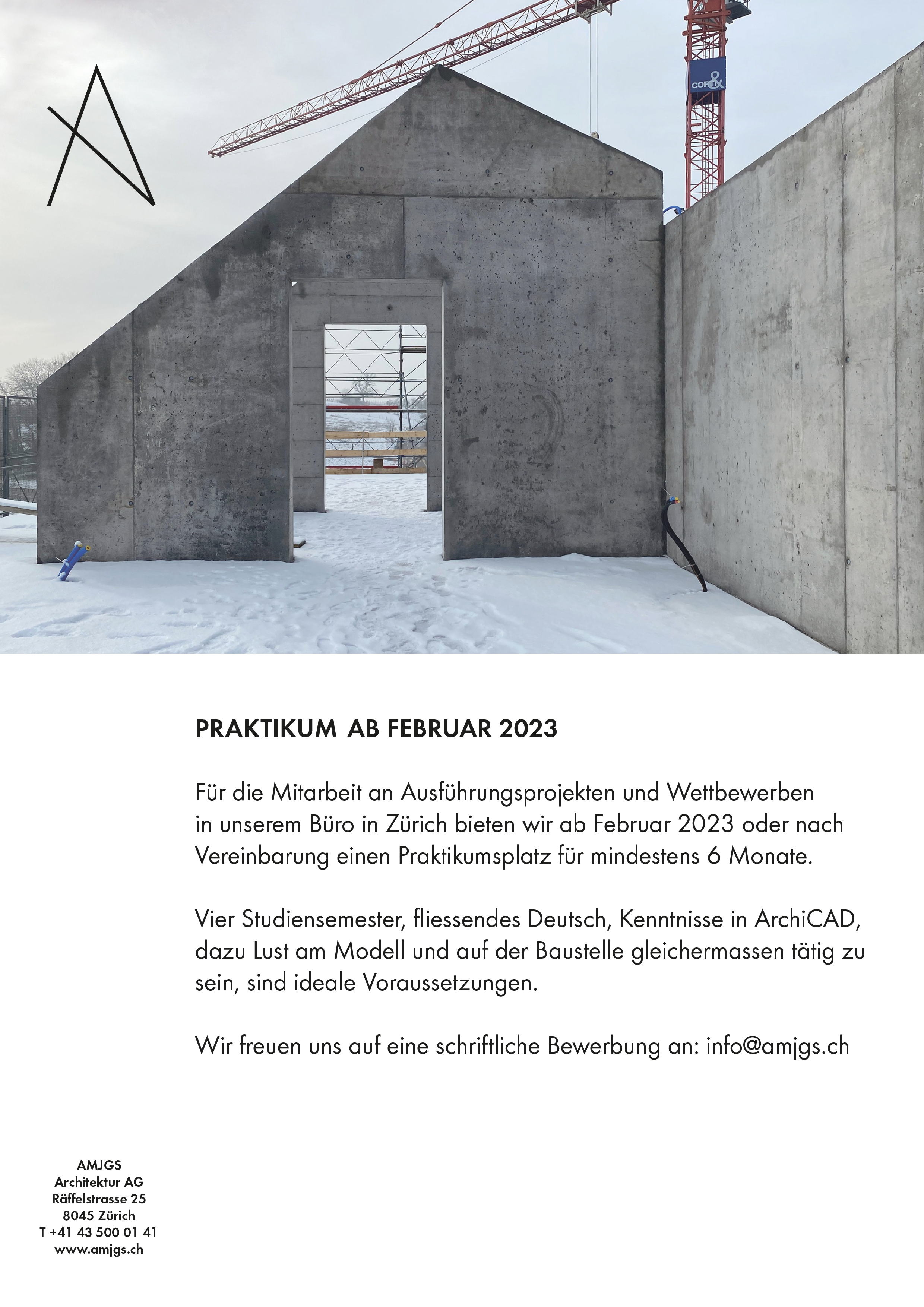 Praktium/Job Inserat