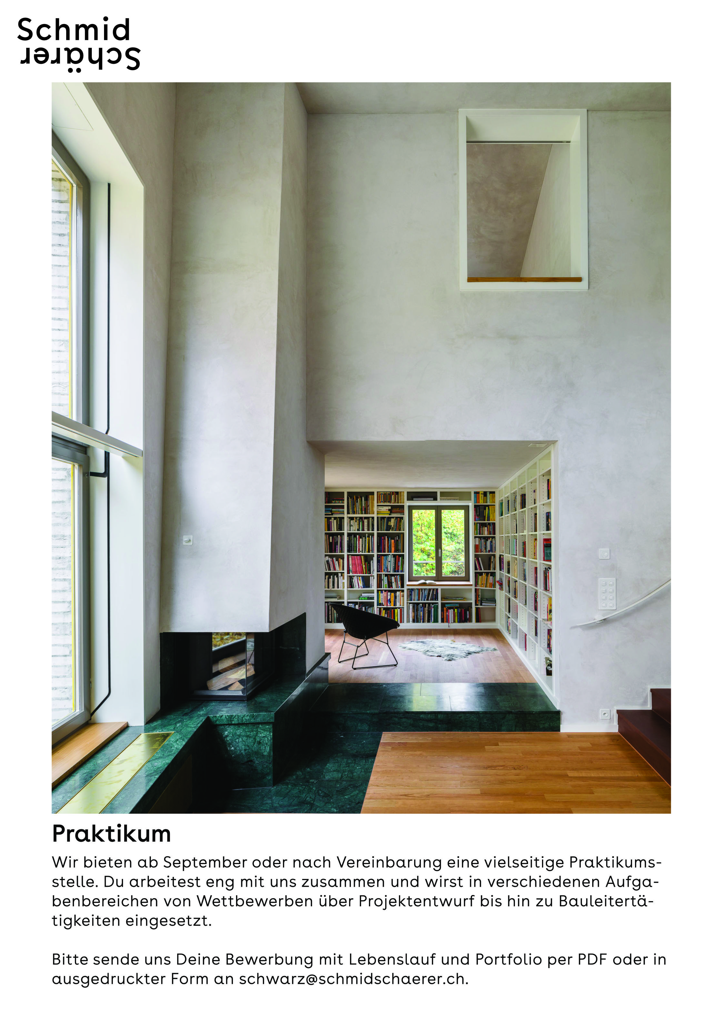 Praktium/Job Inserat