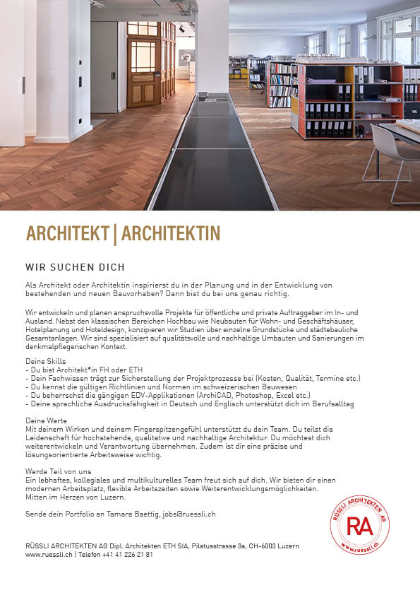 Praktium/Job Inserat