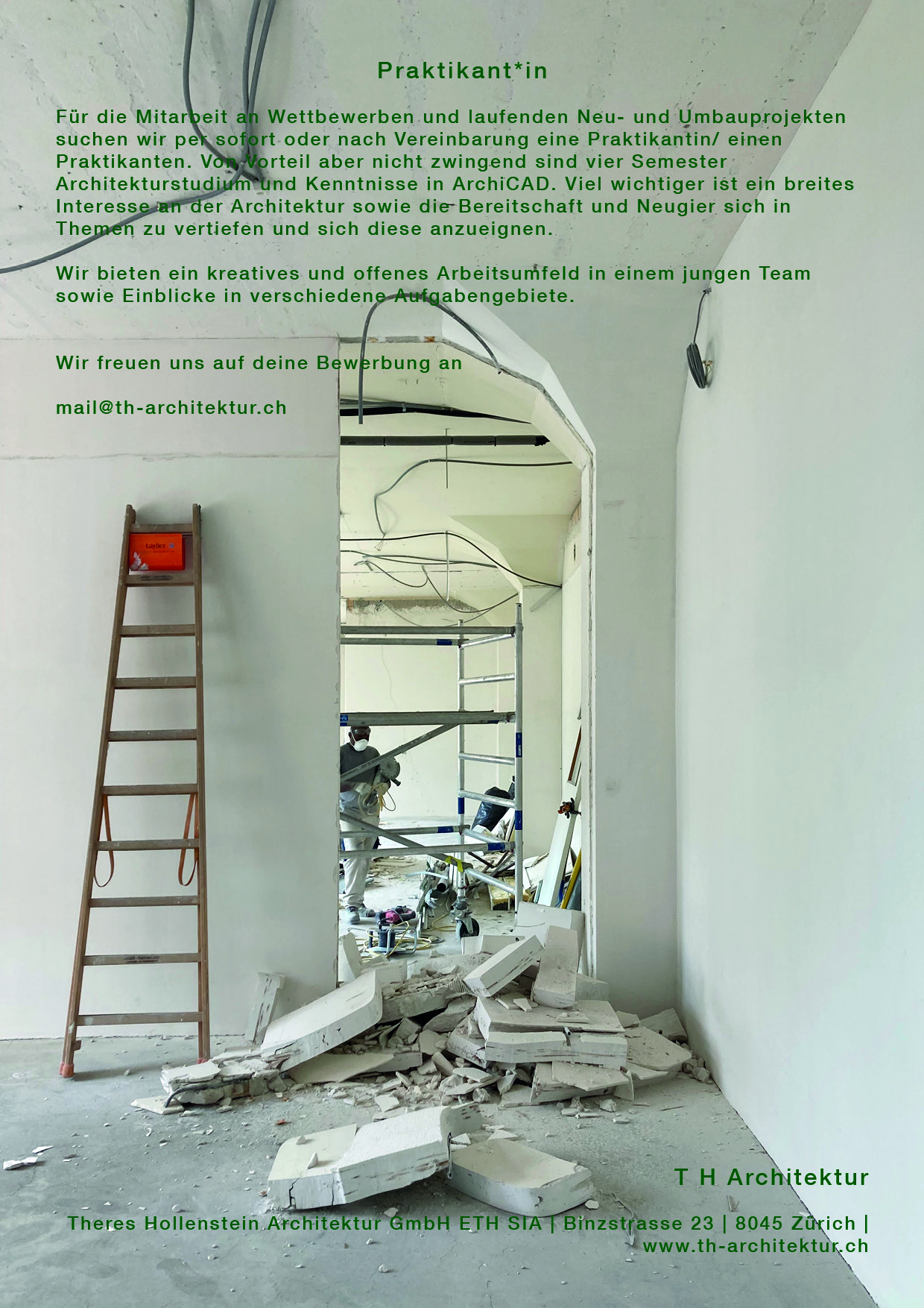 Praktium/Job Inserat