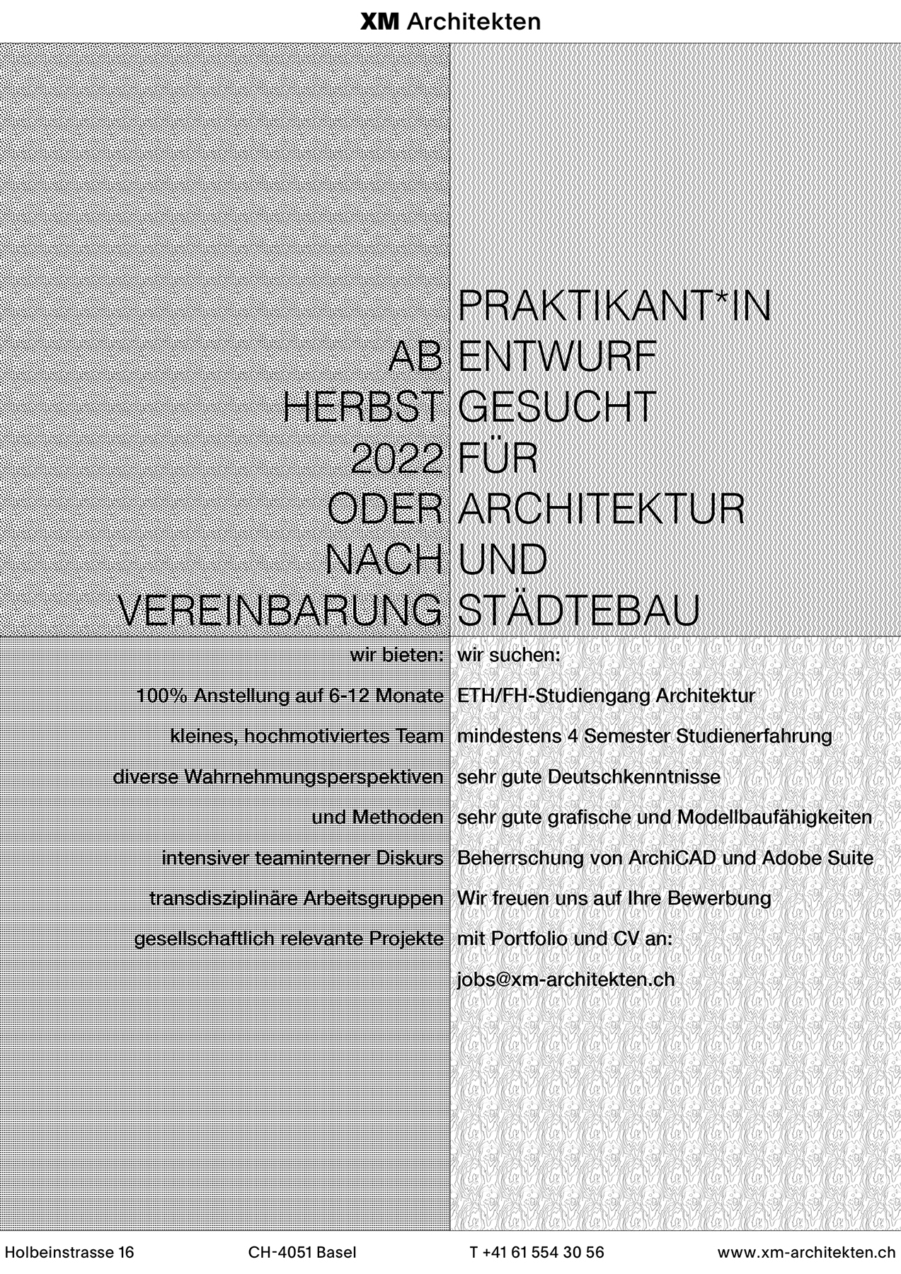 Praktium/Job Inserat