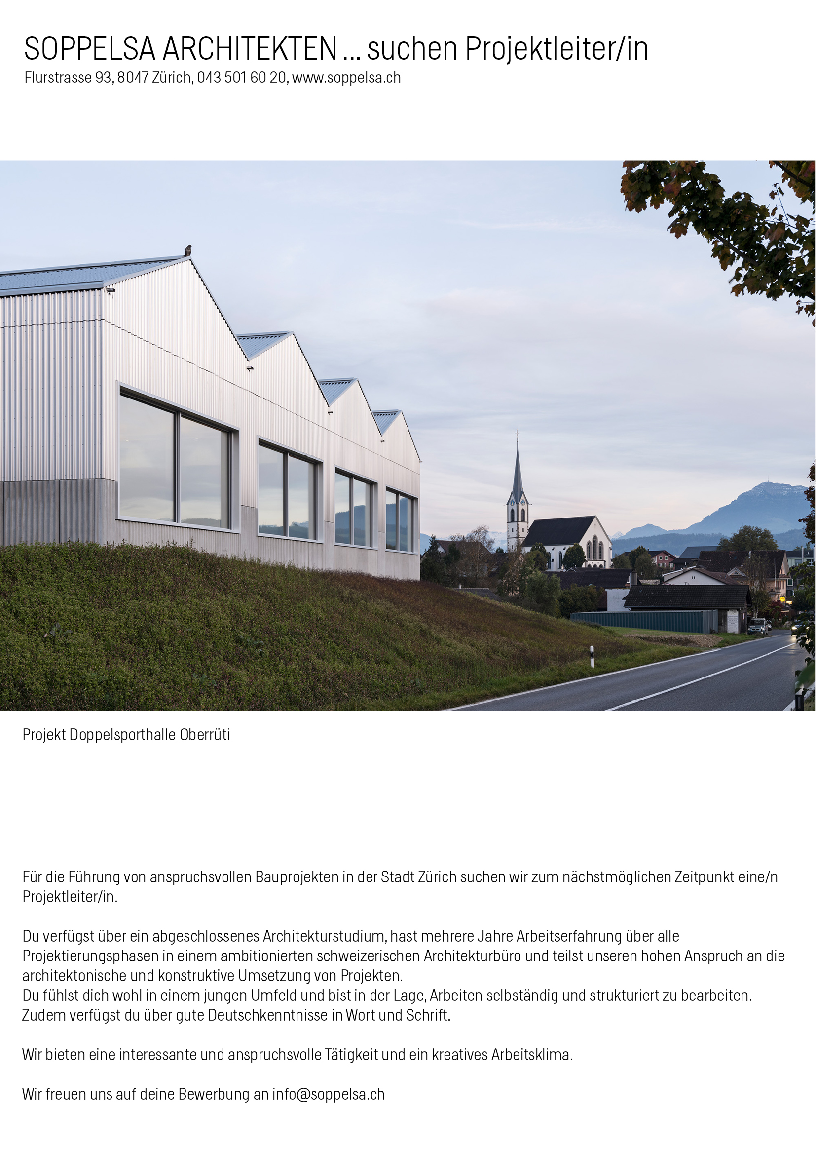 Praktium/Job Inserat