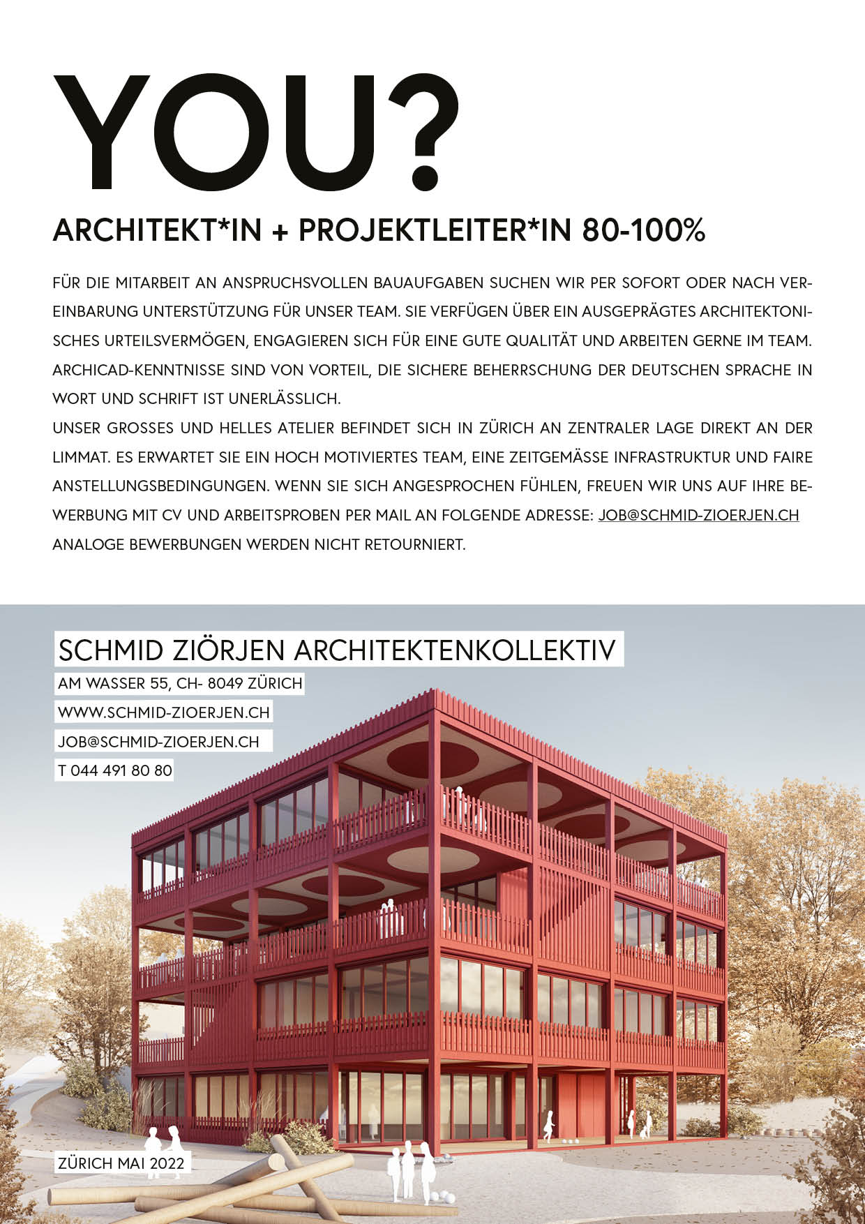 Praktium/Job Inserat