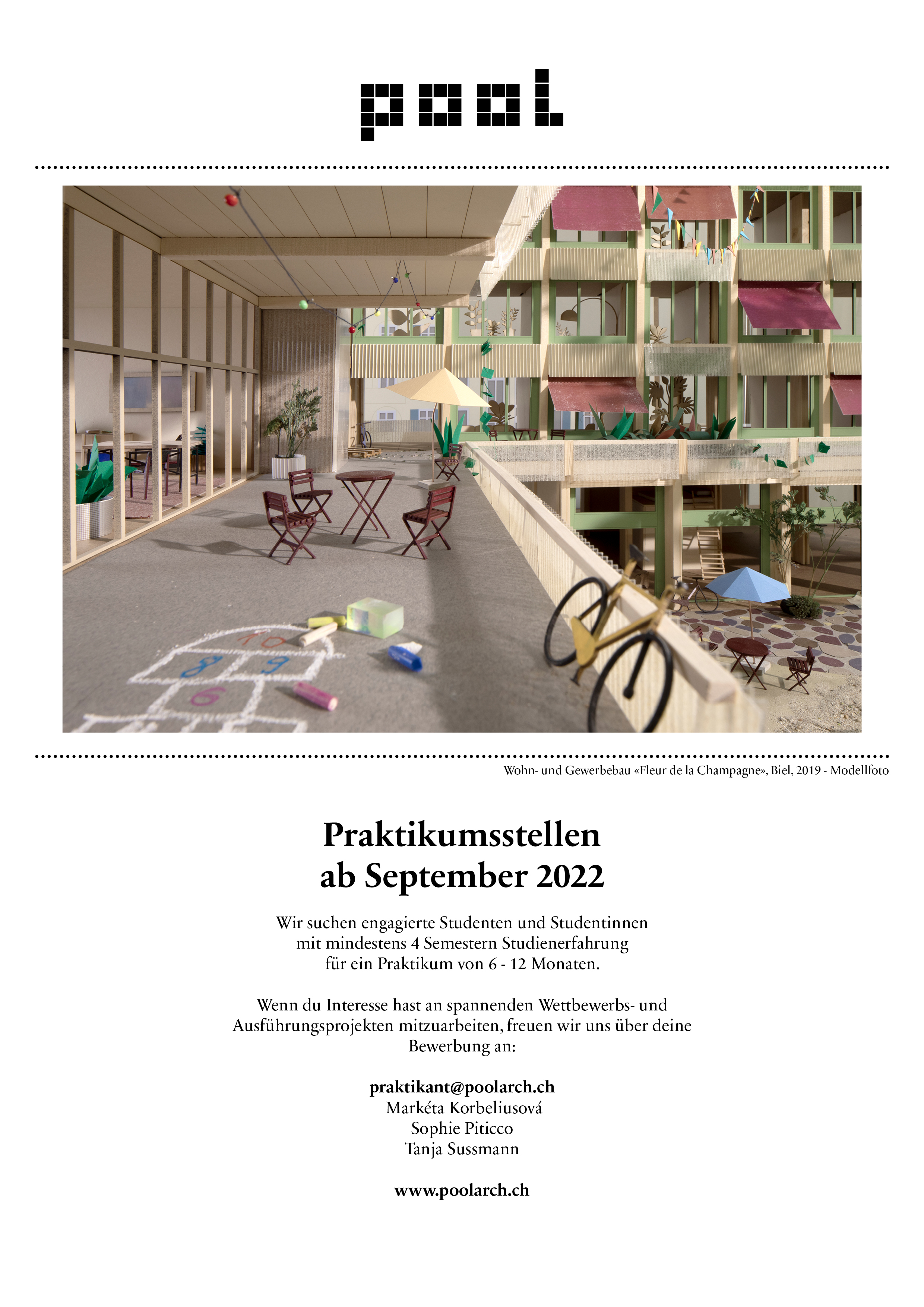 Praktium/Job Inserat