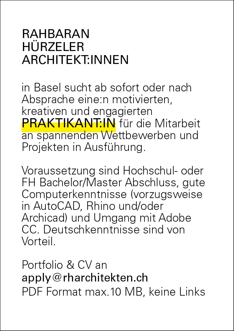 Praktium/Job Inserat