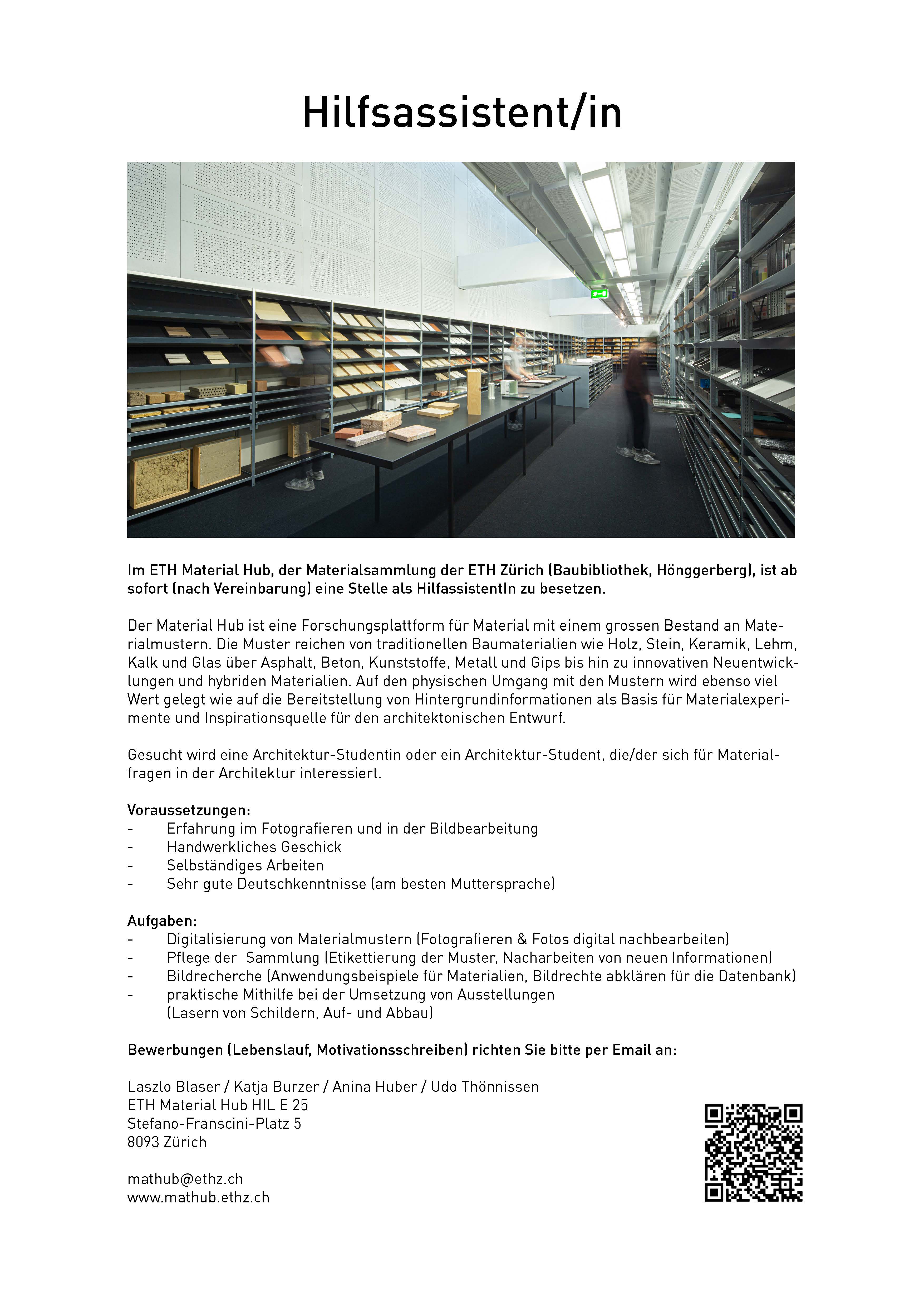 Praktium/Job Inserat