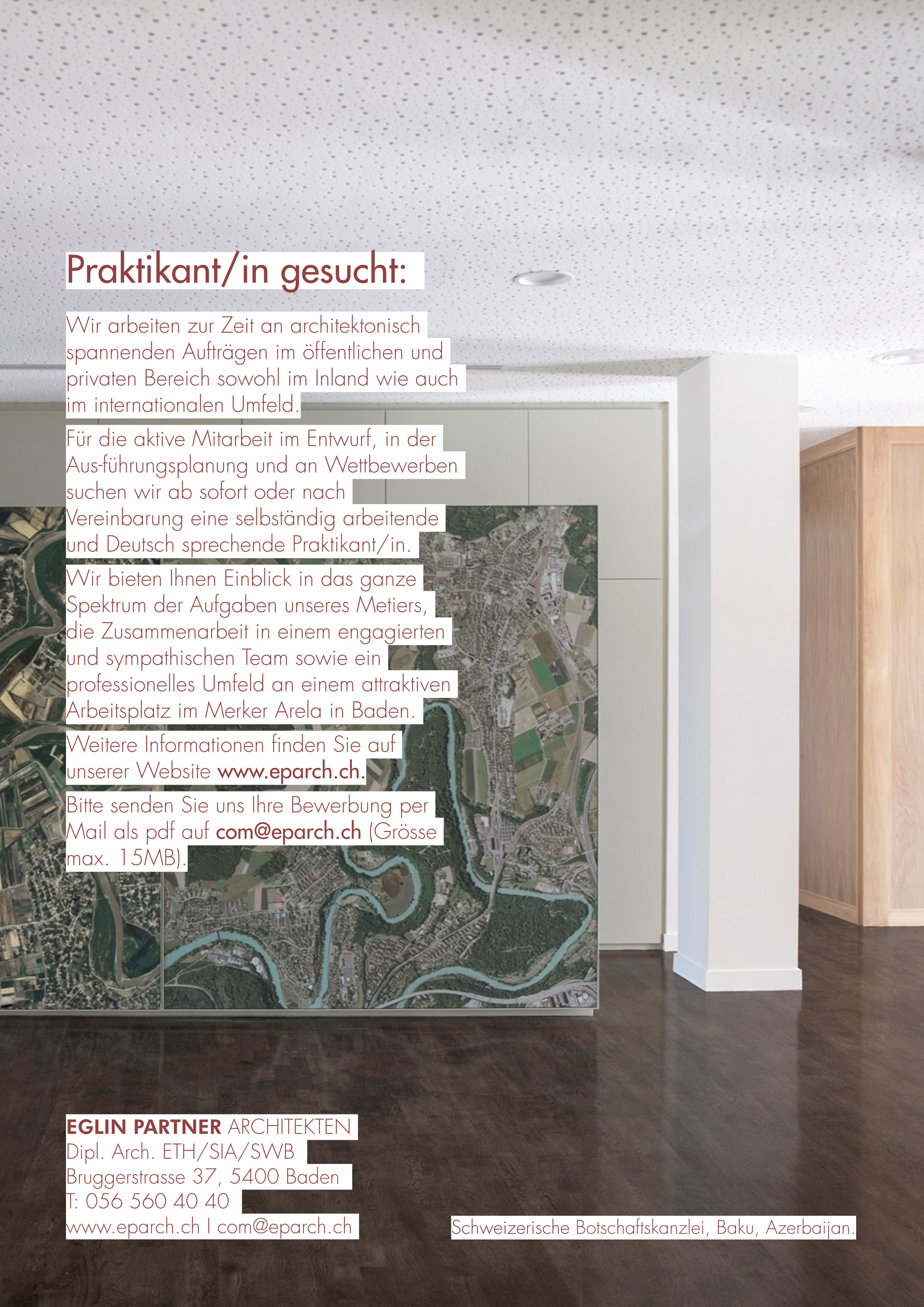 Praktium/Job Inserat