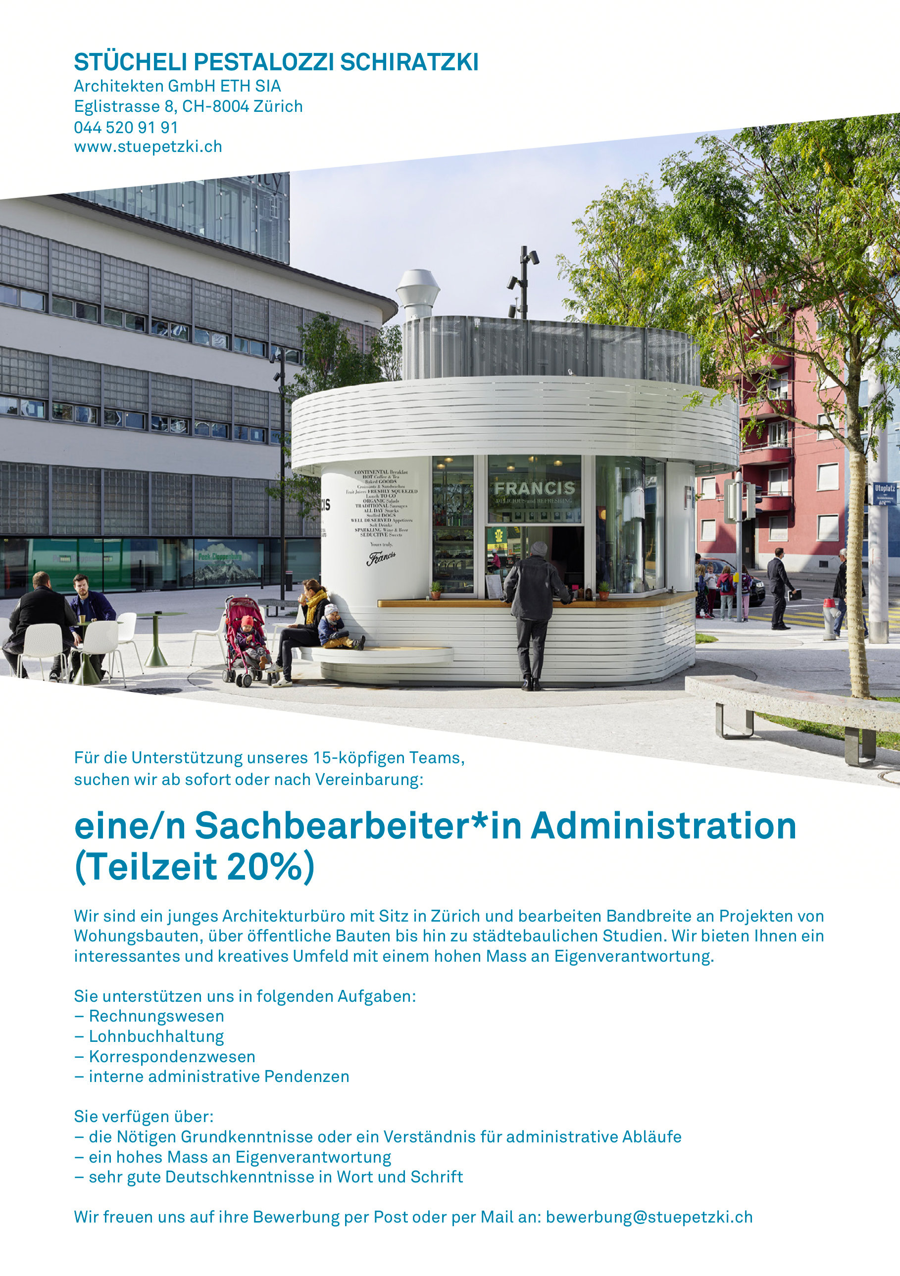Praktium/Job Inserat