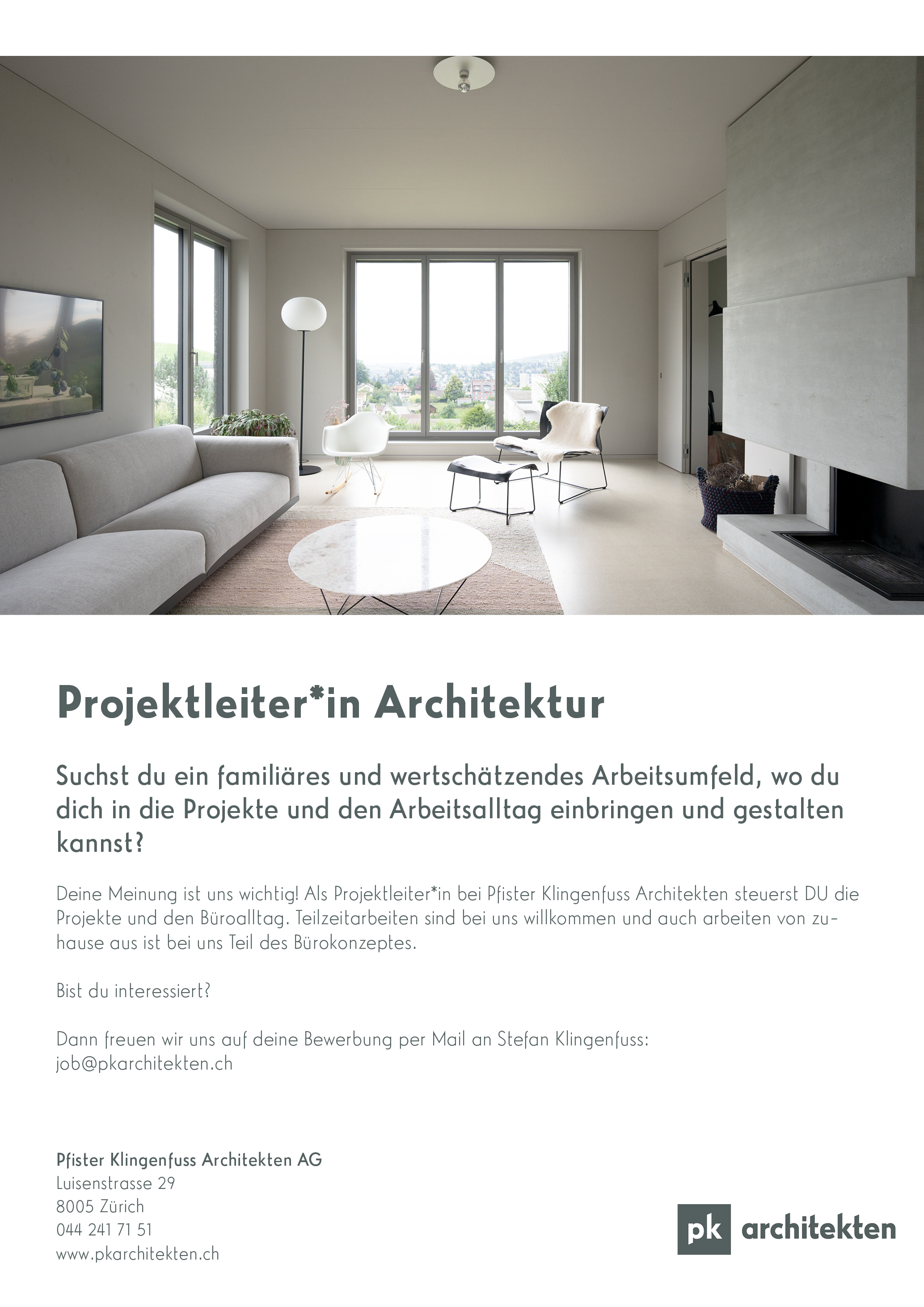 Praktium/Job Inserat