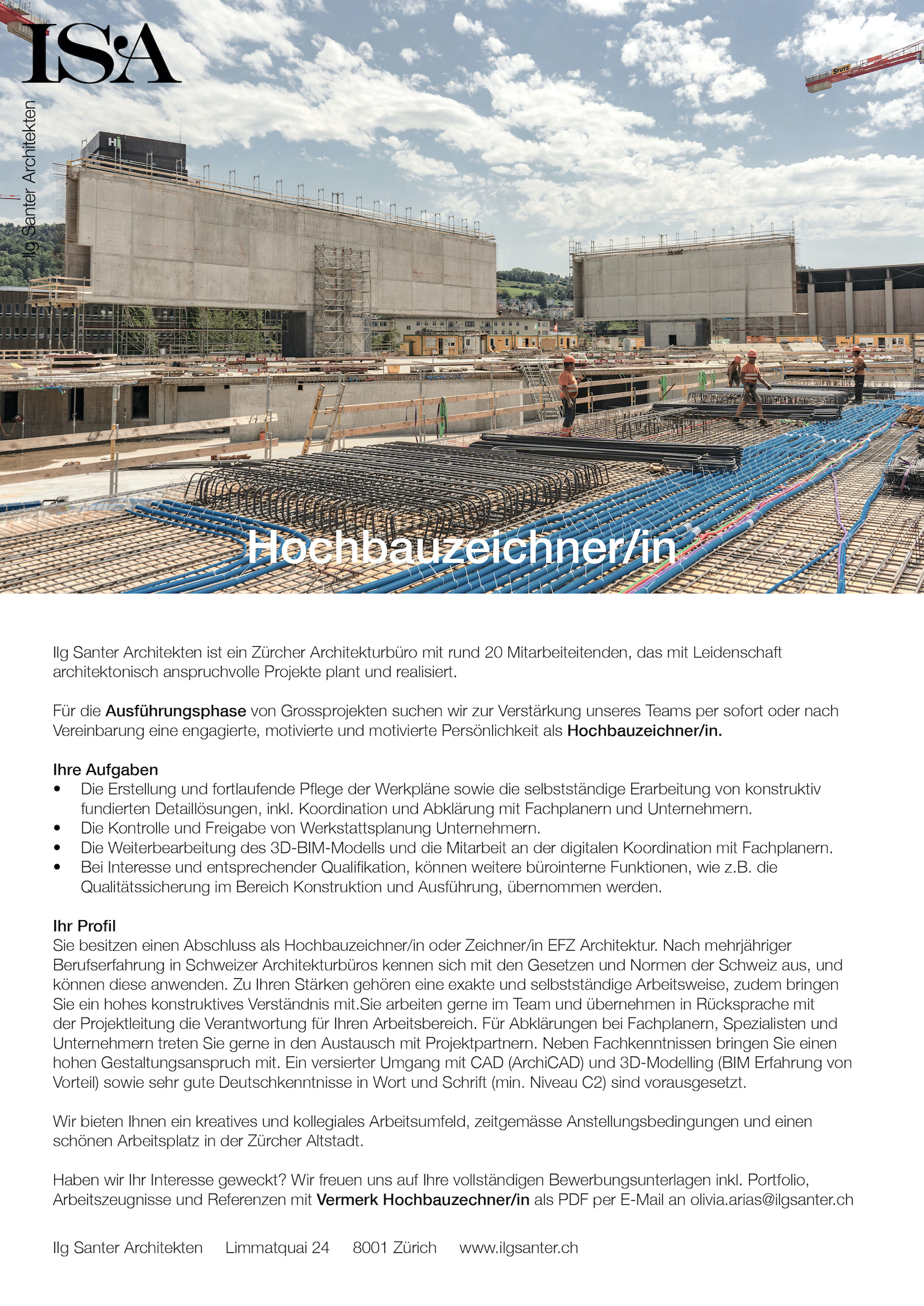 Praktium/Job Inserat