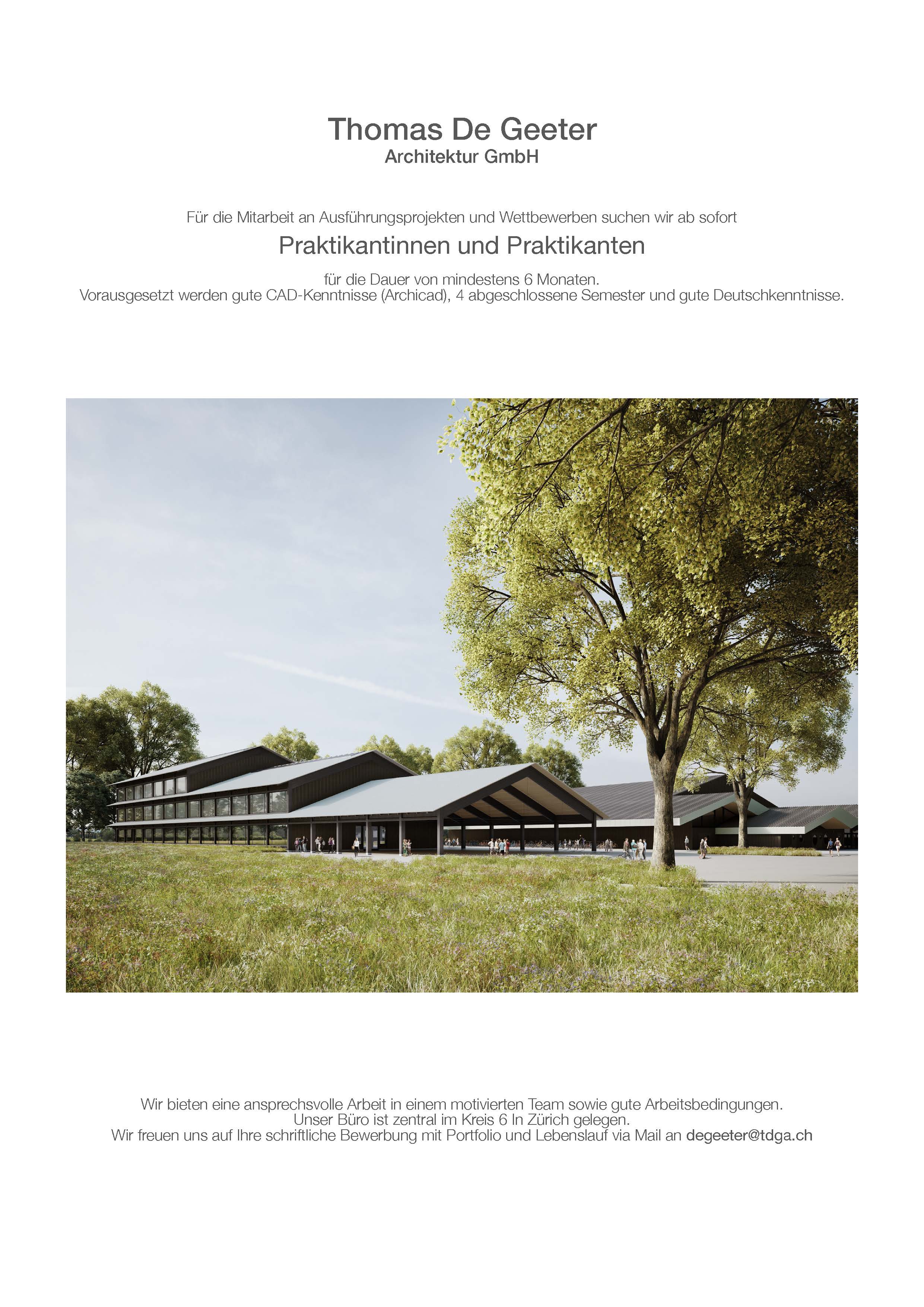Praktium/Job Inserat