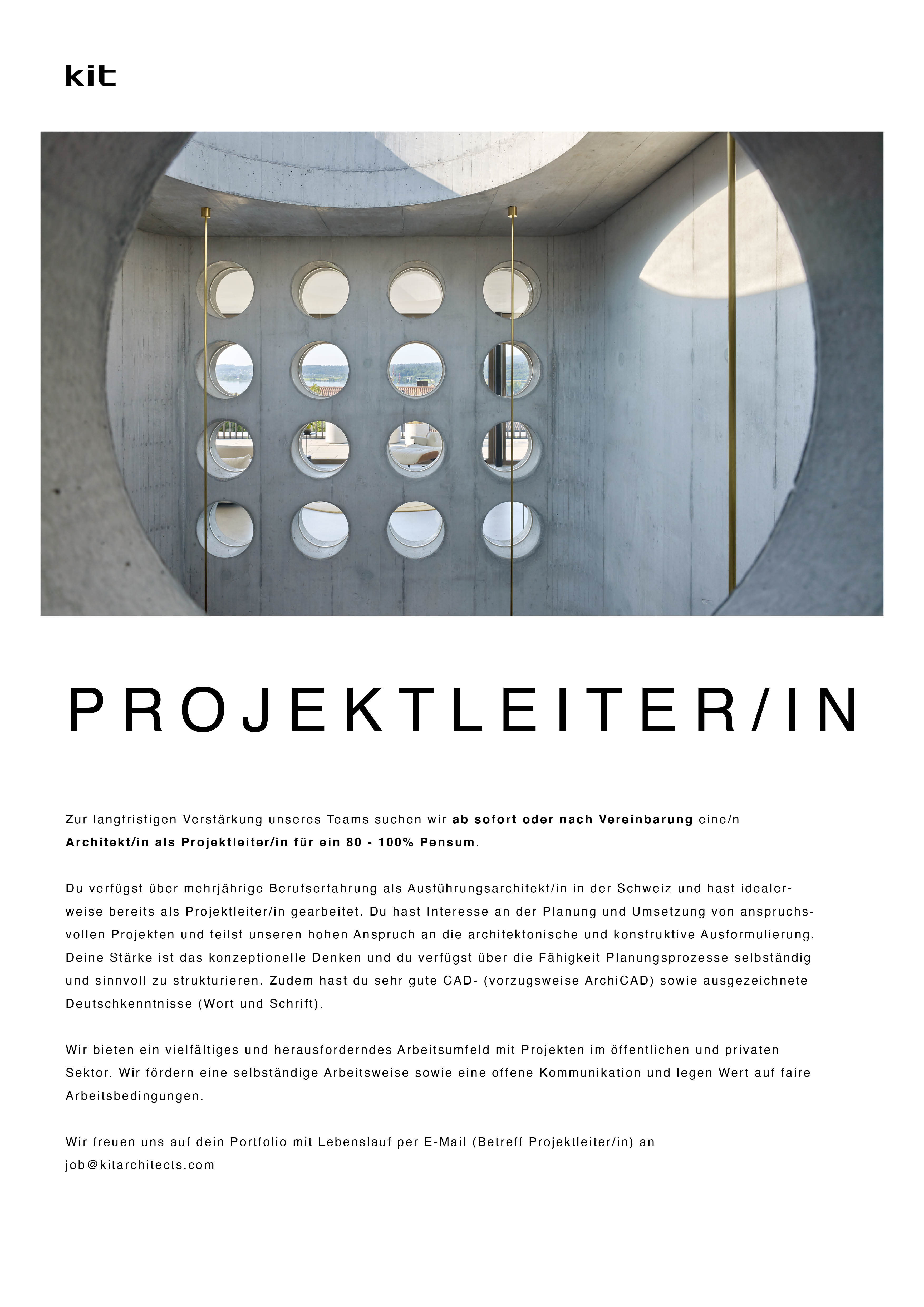 Praktium/Job Inserat